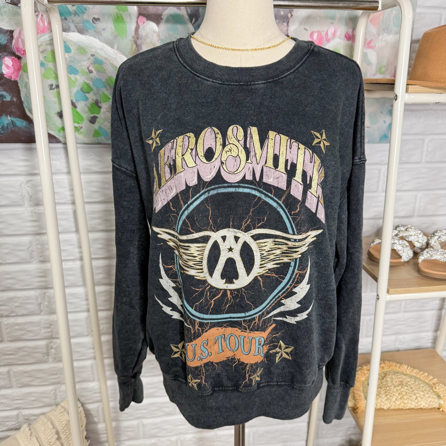 Maurice’s Aerosmith Graphic Sweatshirt (XS)