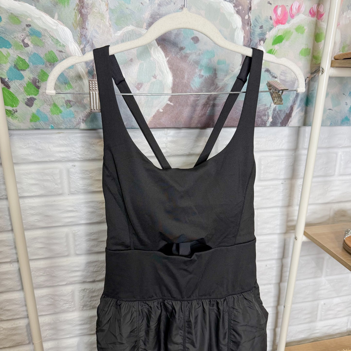 Black Athletic Onsie Romper (L)
