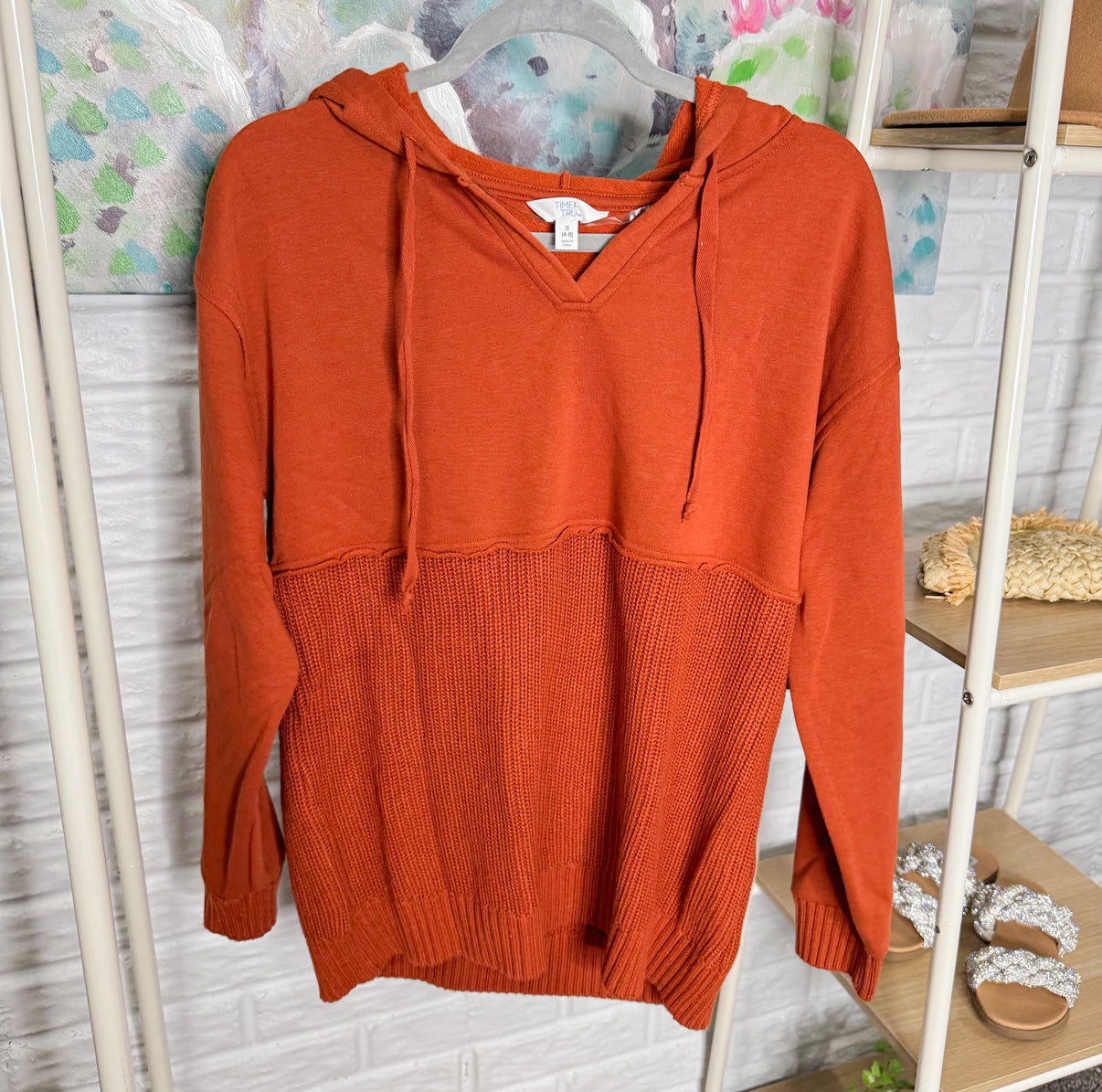 Time & Tru Red & Orange Hoodie Bundle (Small)