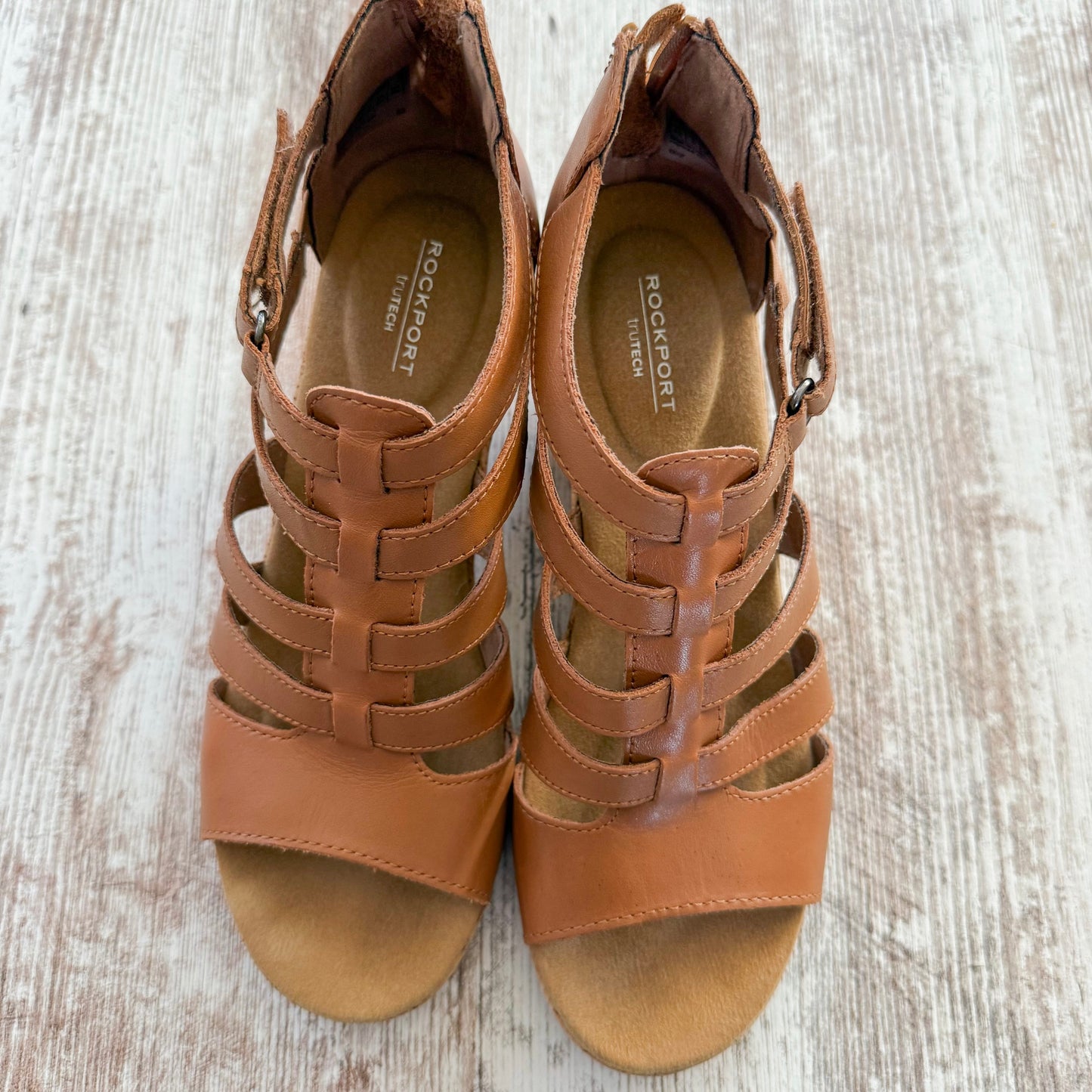 Rockport Women's Briah Gladiator Wedge Sandal (8.5)