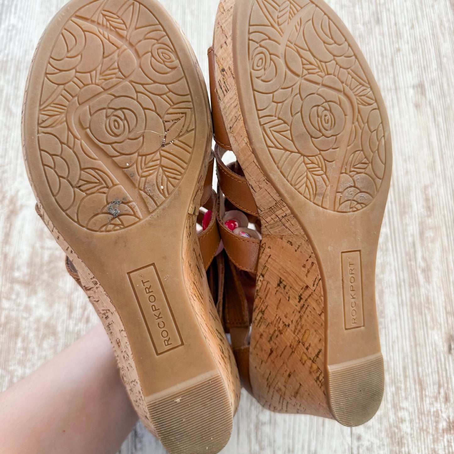 Rockport Women's Briah Gladiator Wedge Sandal (8.5)