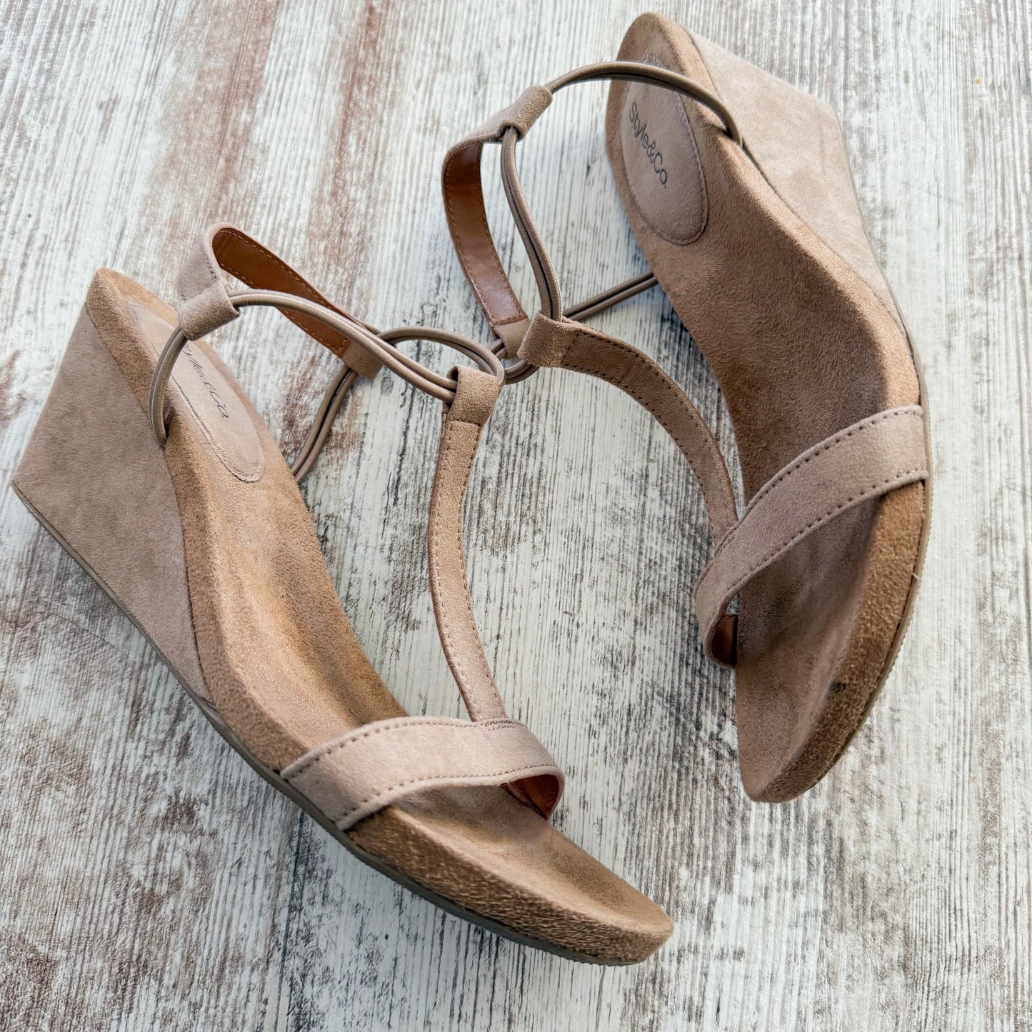 Style & Co Mulan Wedge Sandals (8.5)