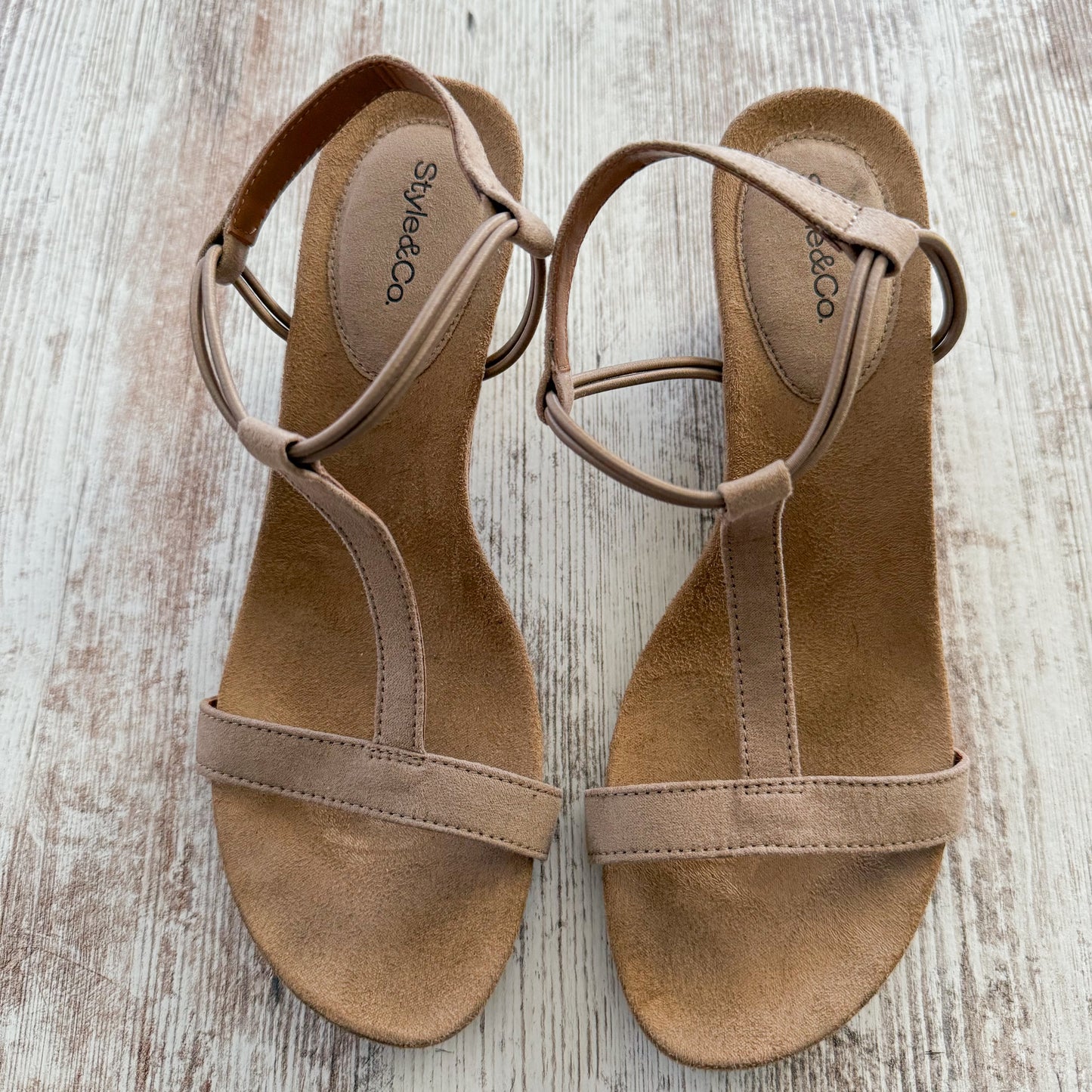 Style & Co Mulan Wedge Sandals (8.5)