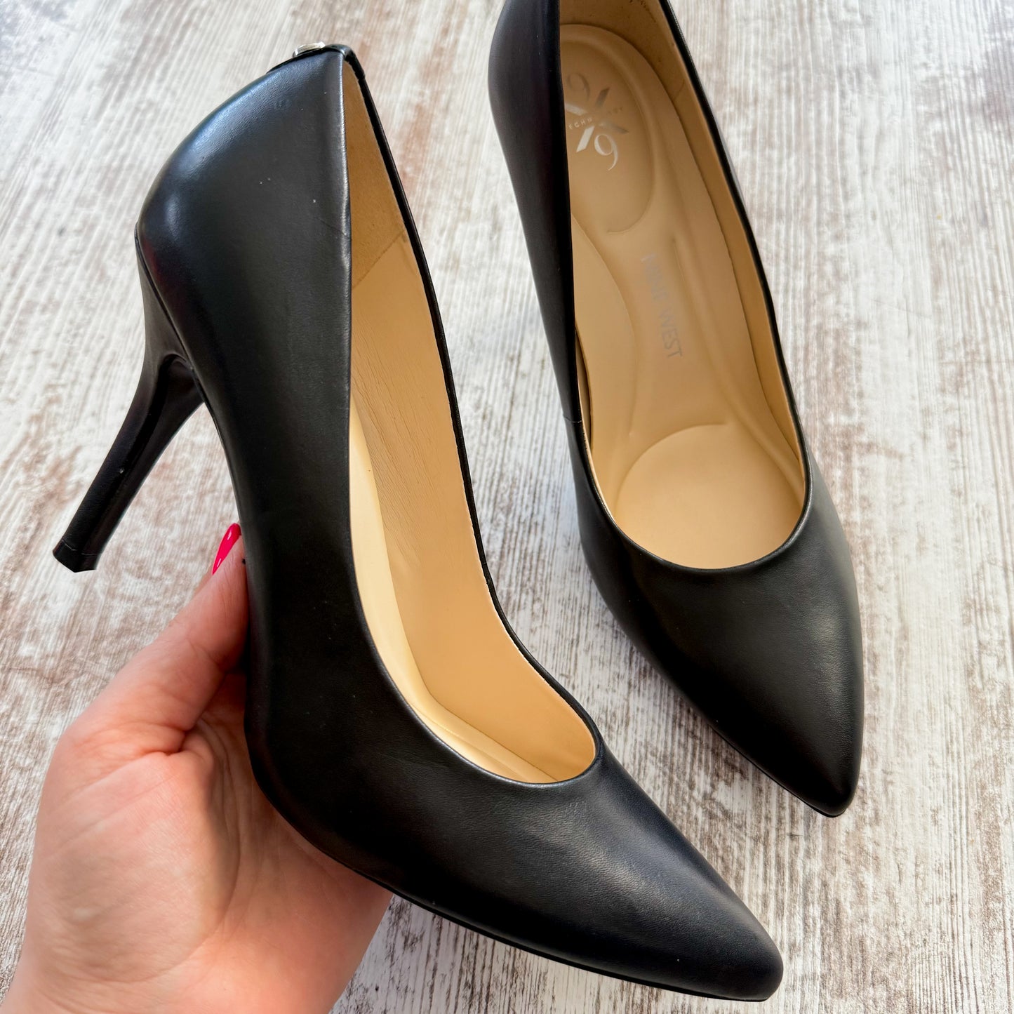 Nine West Fifth9X9 Black Leather Pump (8)