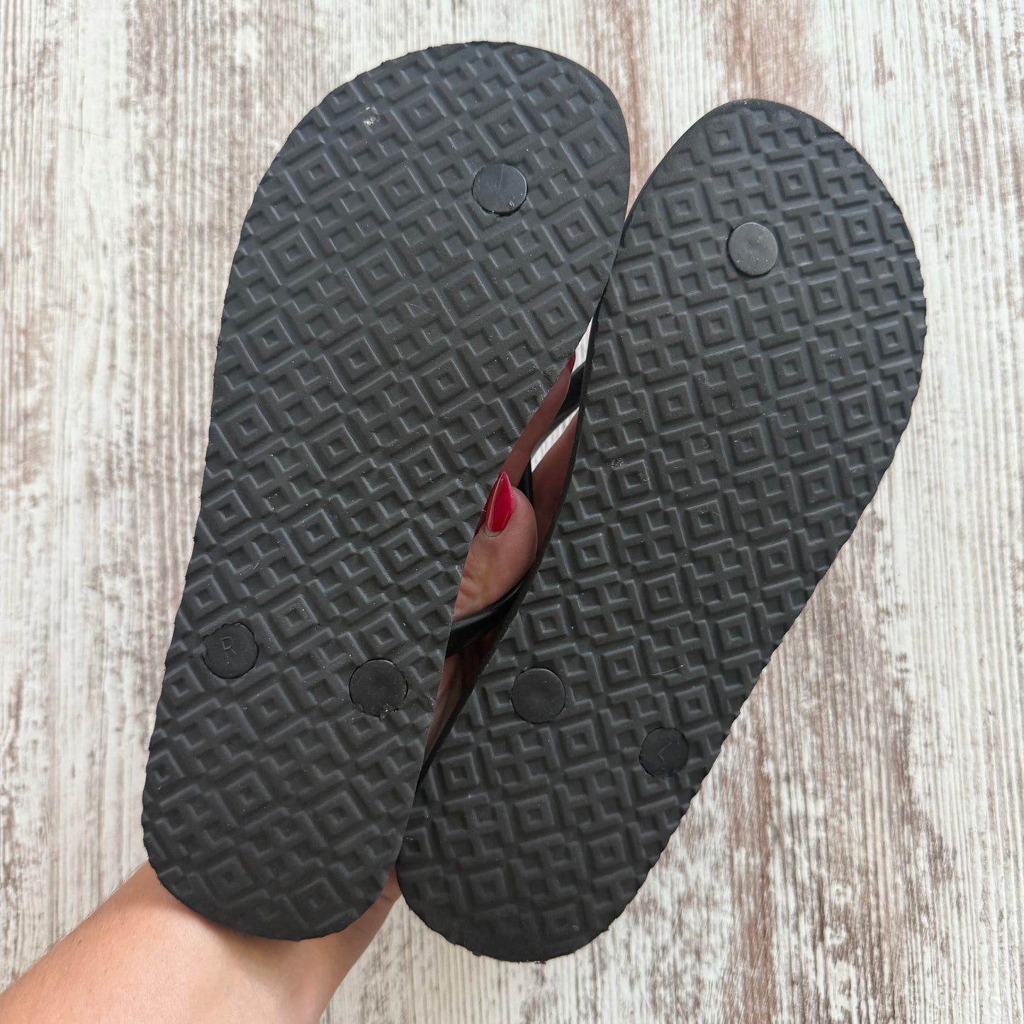 TORY BURCH Reva FLIP FLOPS in Black (7)