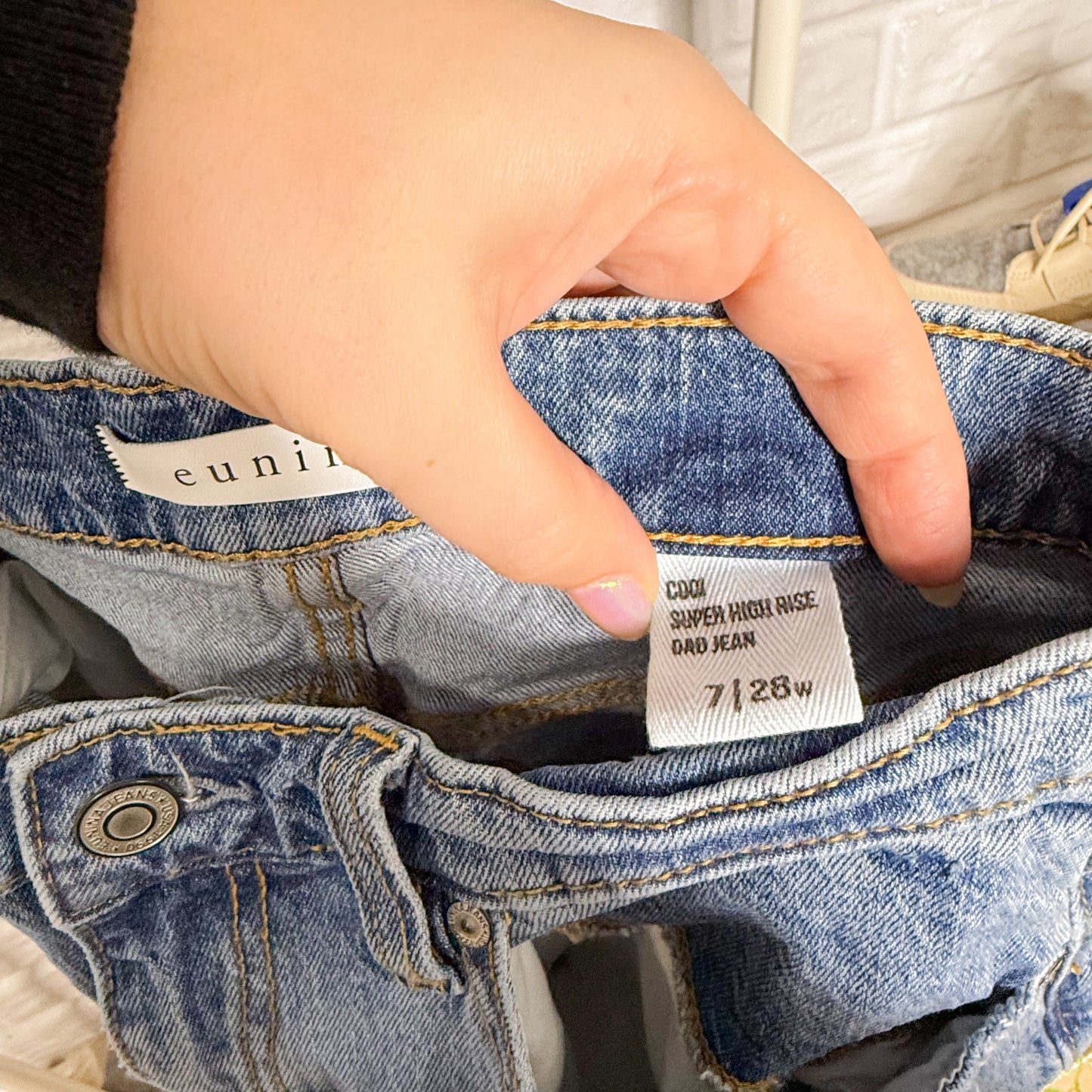 Eunina Codi Super High Rise Dad Jean (7/28)