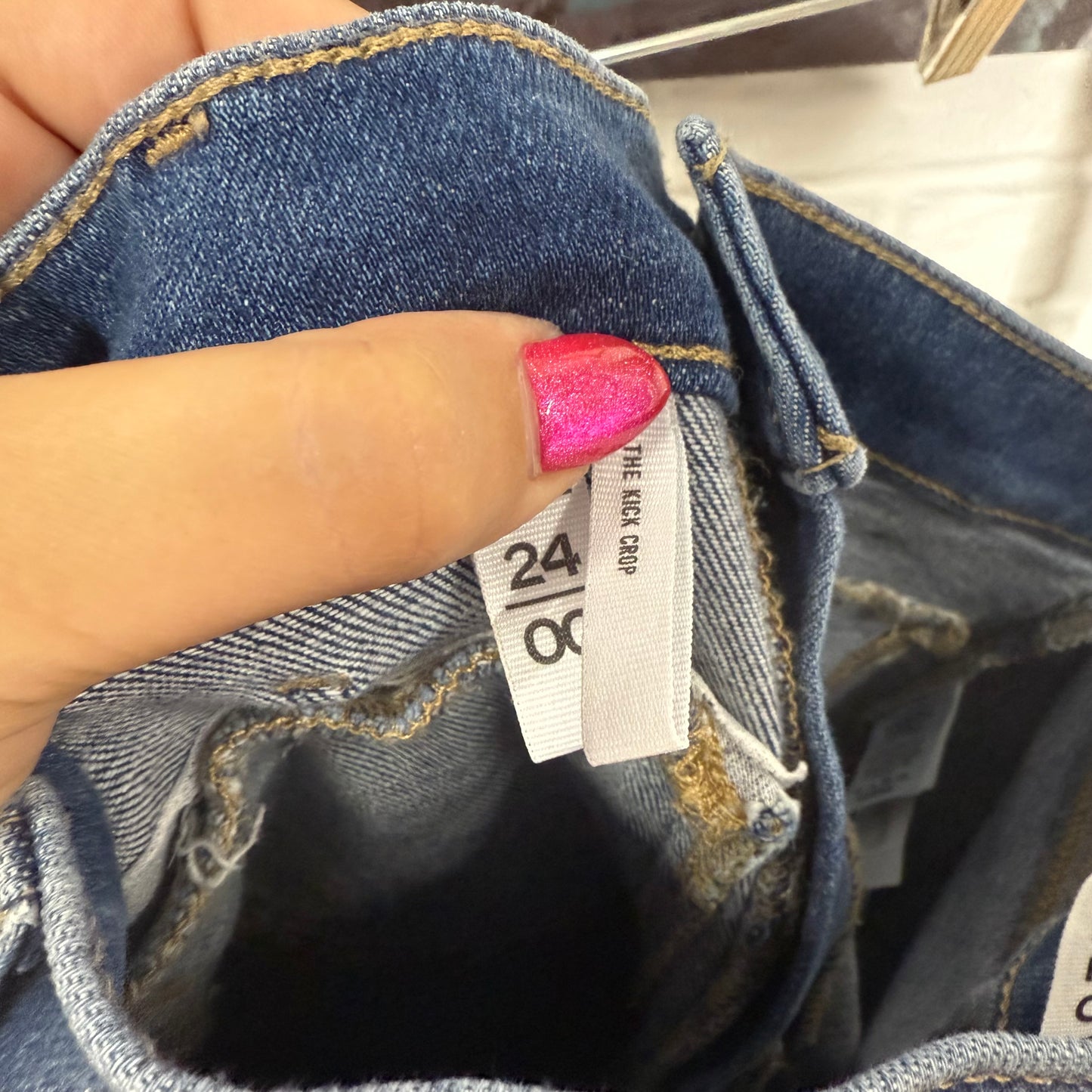 LOFT Medium Wash Kick Crop Jeans (24/00)