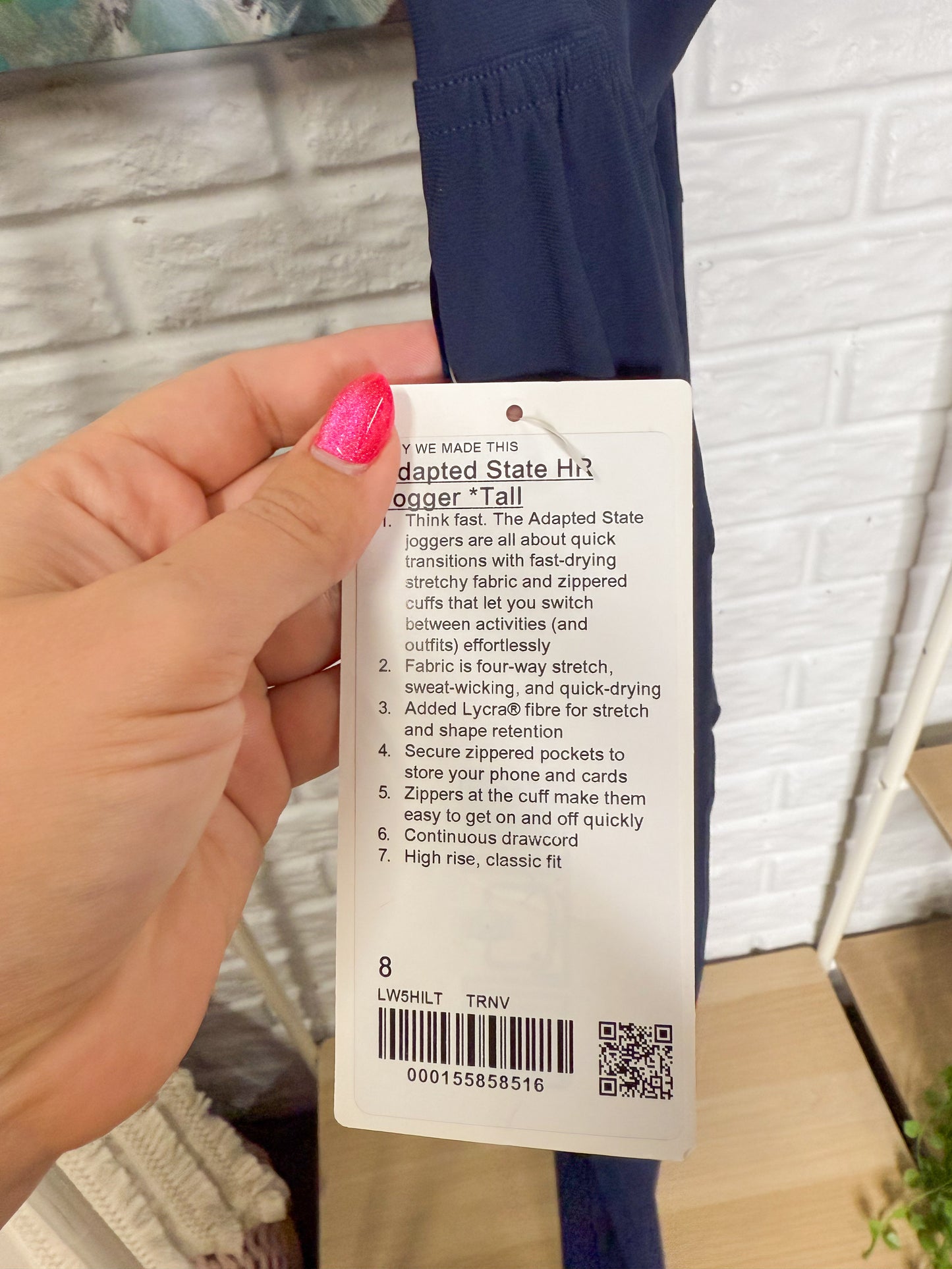 Lululemon New Navy Adapted State Jogger (8 tall)