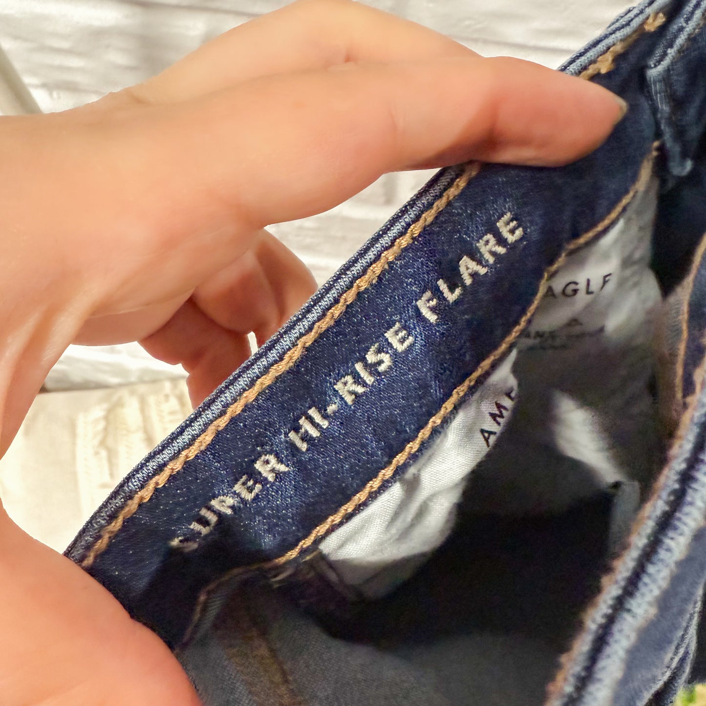 American Eagle Super High Rise Flare Jeans (6)