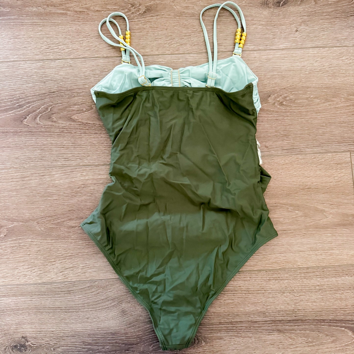 Verdusa Colorblock One Piece Swimsuit (L)