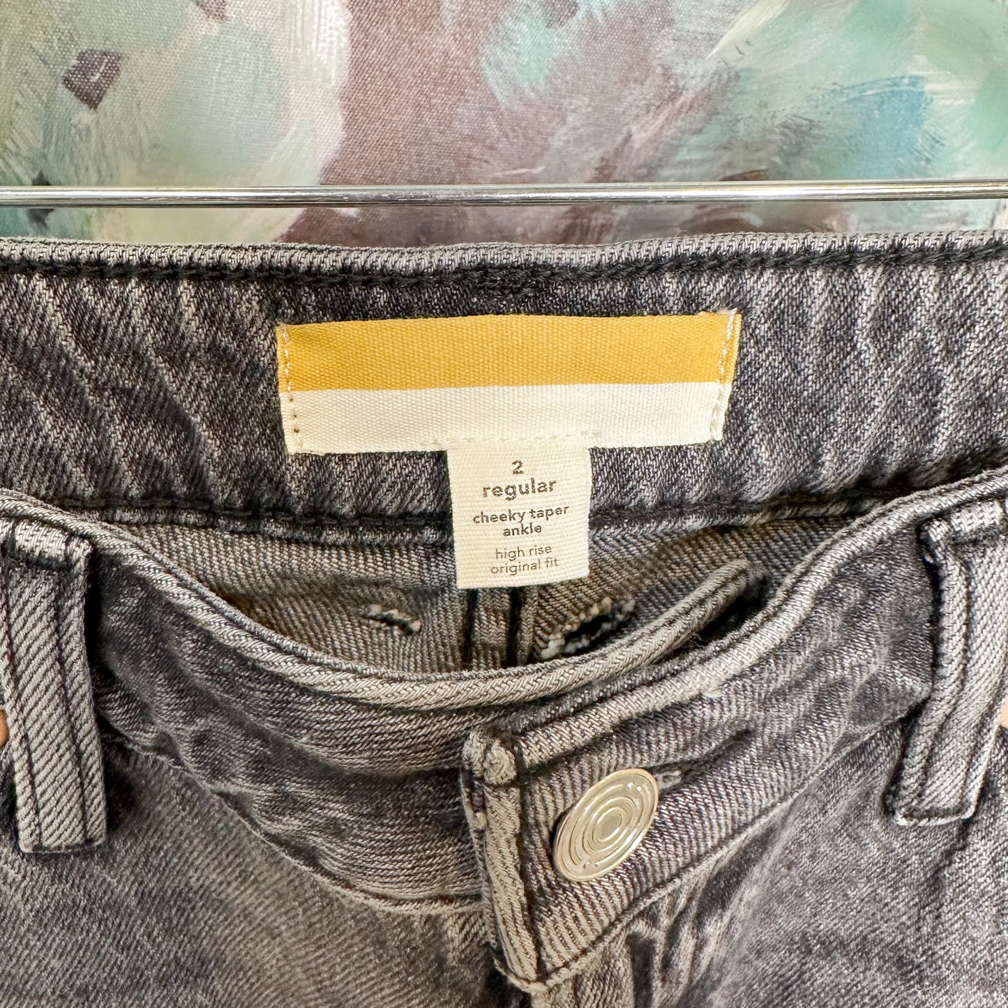 Maurice’s Goldie Blues Black High Rise Cheeky Taper Ankle Jeans (2)