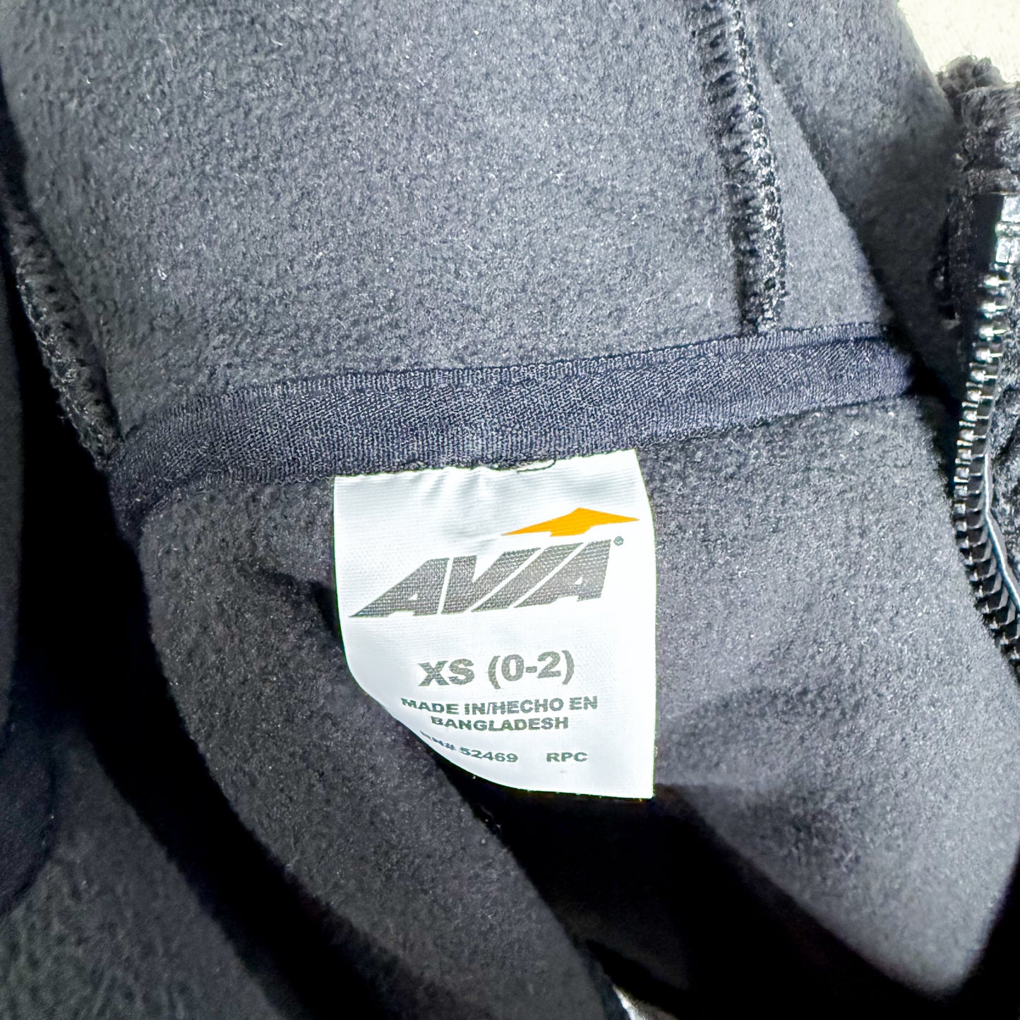 Avia Shearling Black Vest (XS)