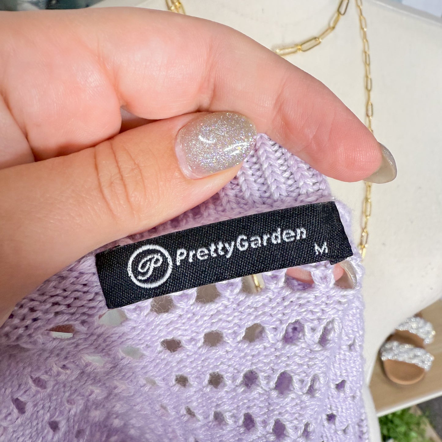 Prettygarden New Lilac Cap Sleeve Top (M)