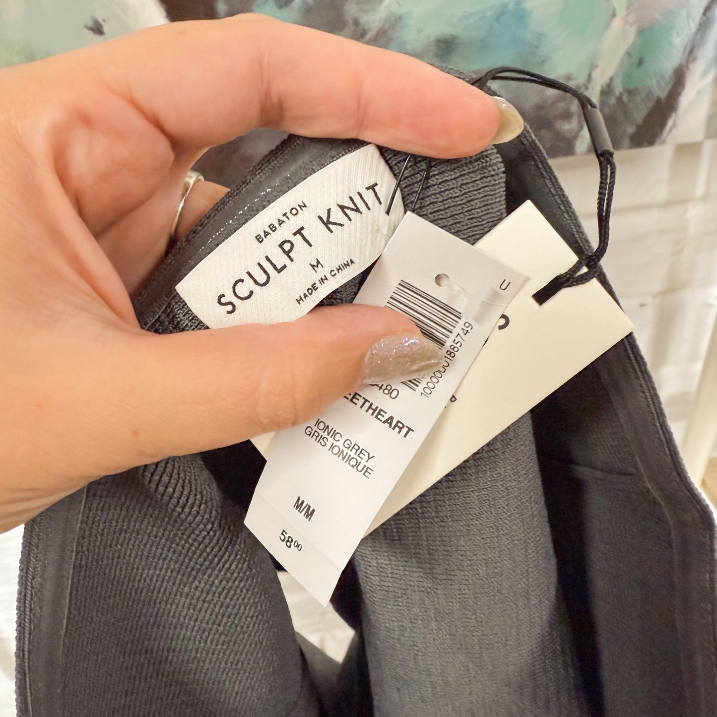 Aritzia New Sculpt Knit Sweatheart Tube Top (M)