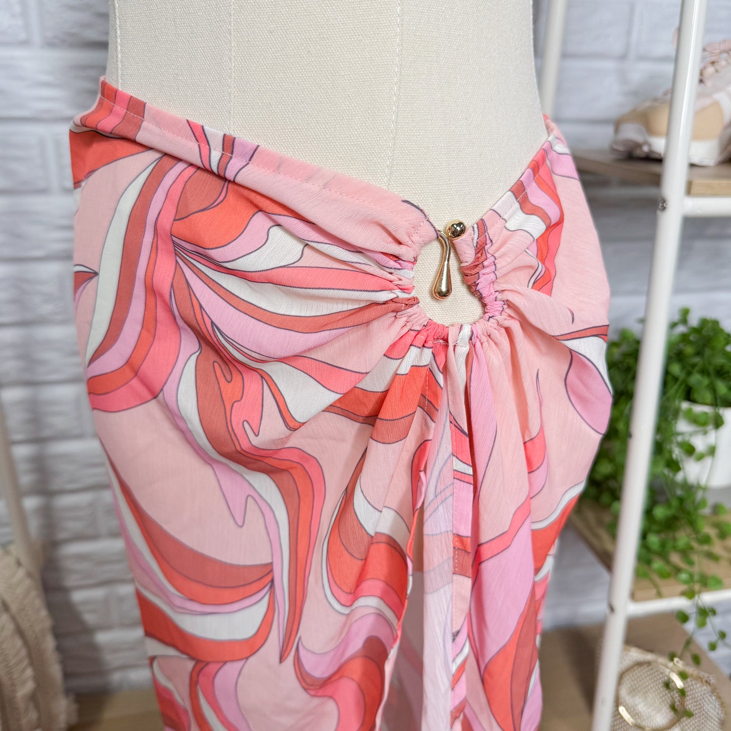 Cupshe X Jojo New Spritzy Charm Cover Up Skirt (M)