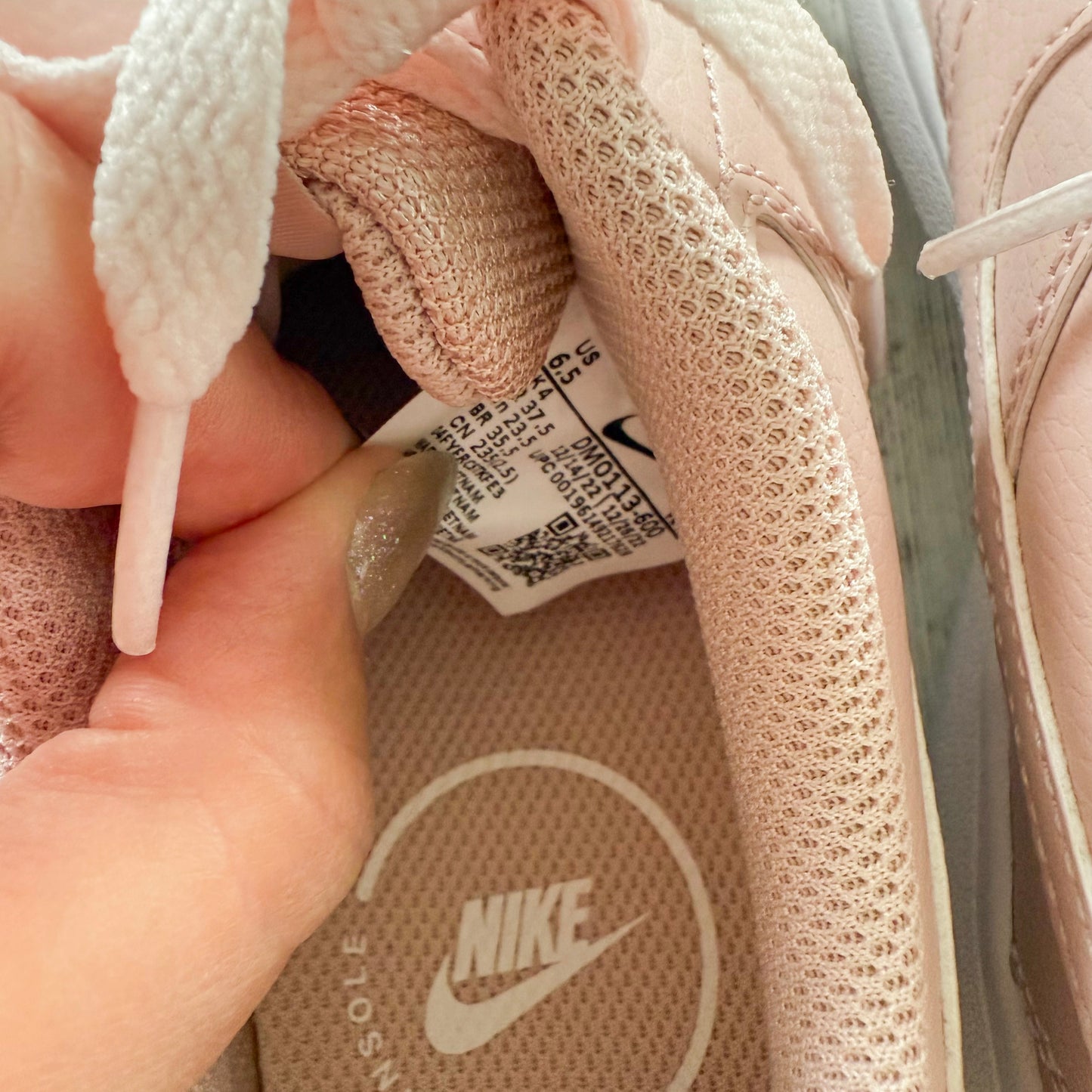 Nike Court Vision Alta Sneakers Pink (6.5)