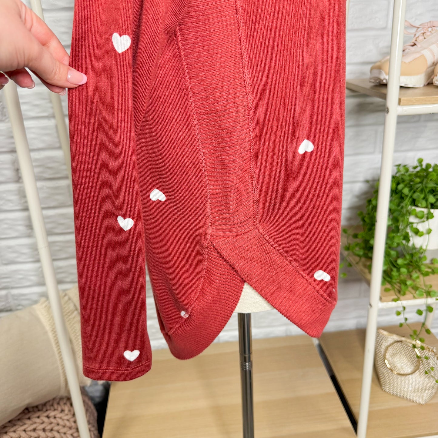 Maurice’s New Red Heart Hoodie (XS)