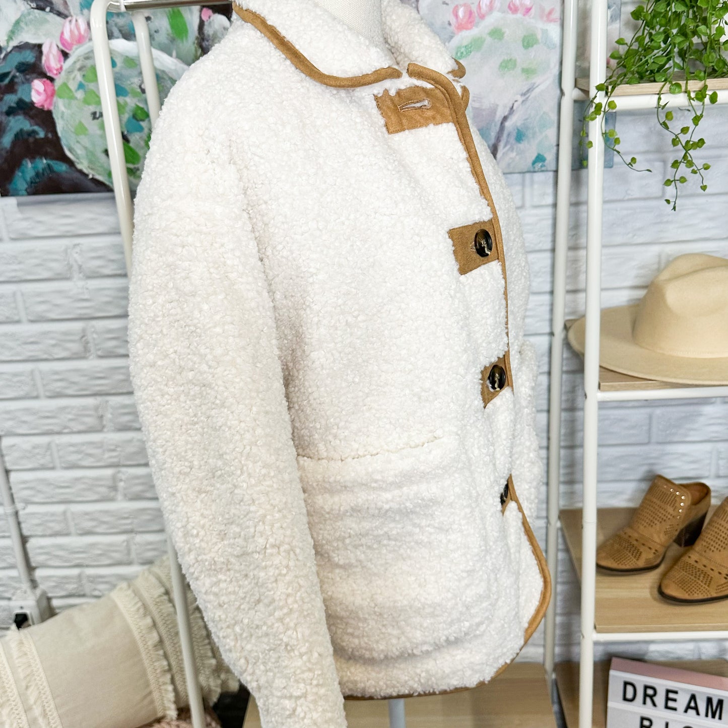 Treasure & Bond New Faux Fur Sherpa Jacket Size Small