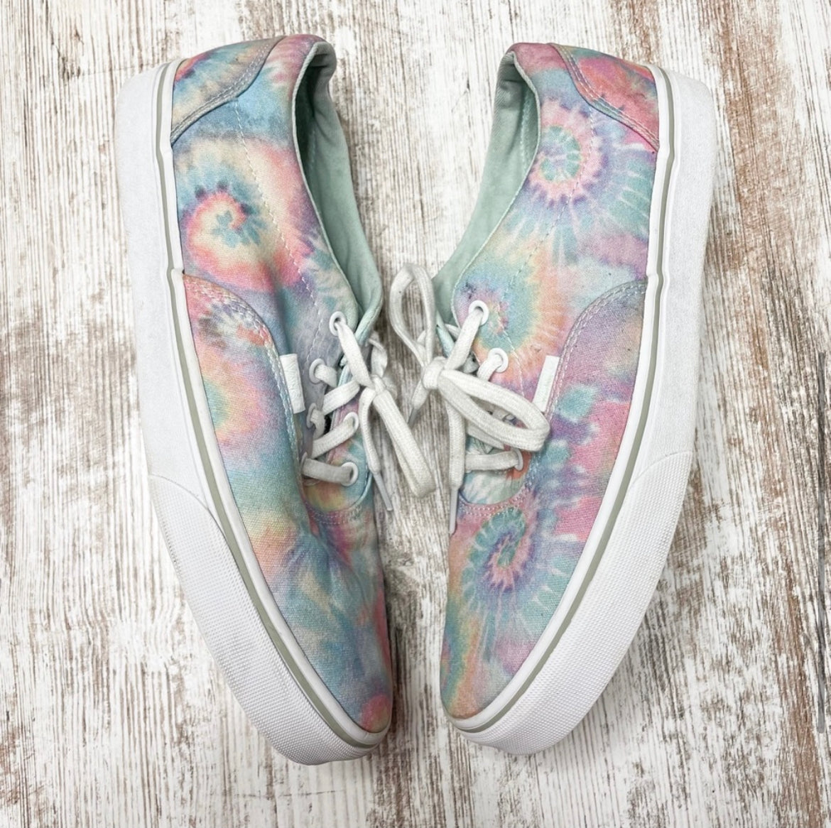 Vans Doheny Pastel Tie Dye Sneakers Size 11