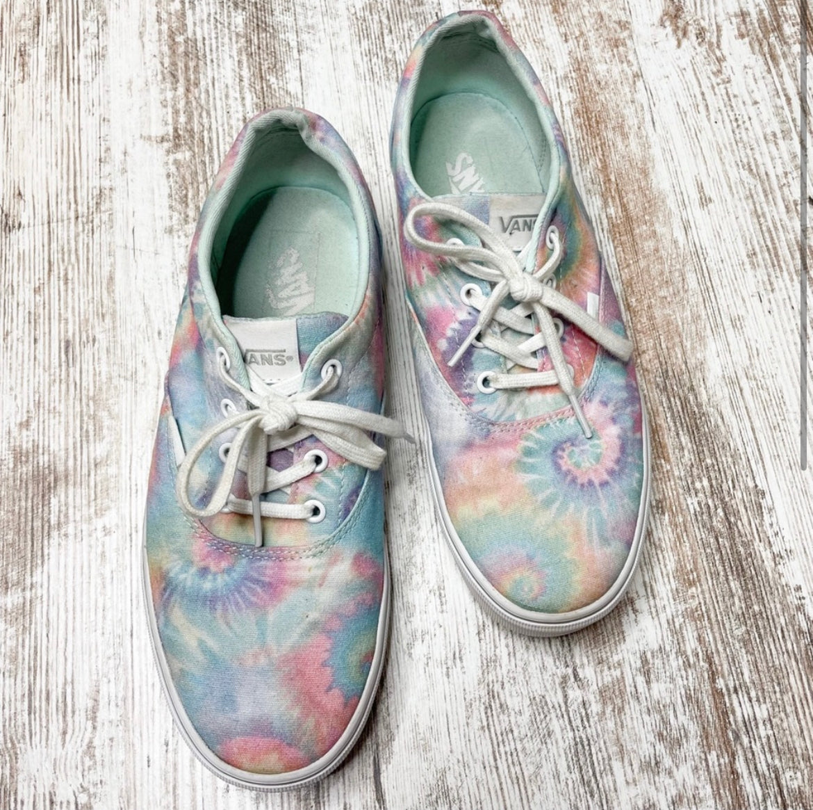 Vans Doheny Pastel Tie Dye Sneakers Size 11