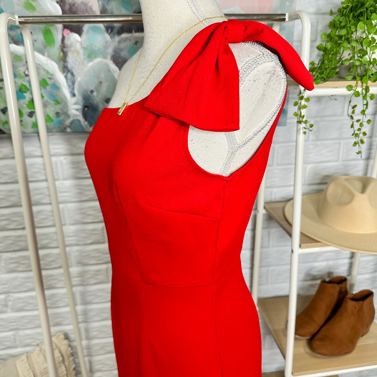 BTFBM New Red One Shoulder Dress Size Medium