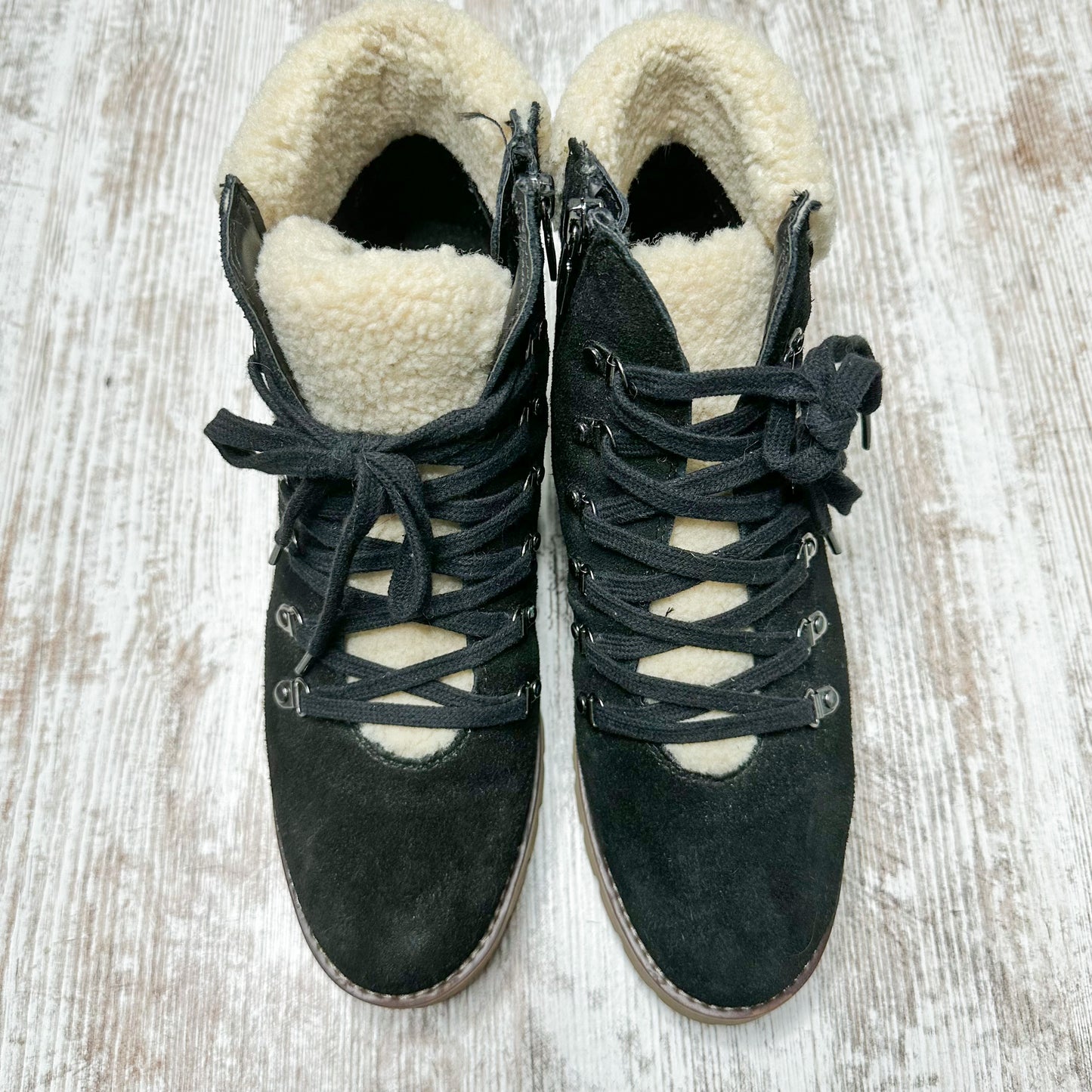 Blondo Devin Black Suede Waterproof Booties Size 9.5