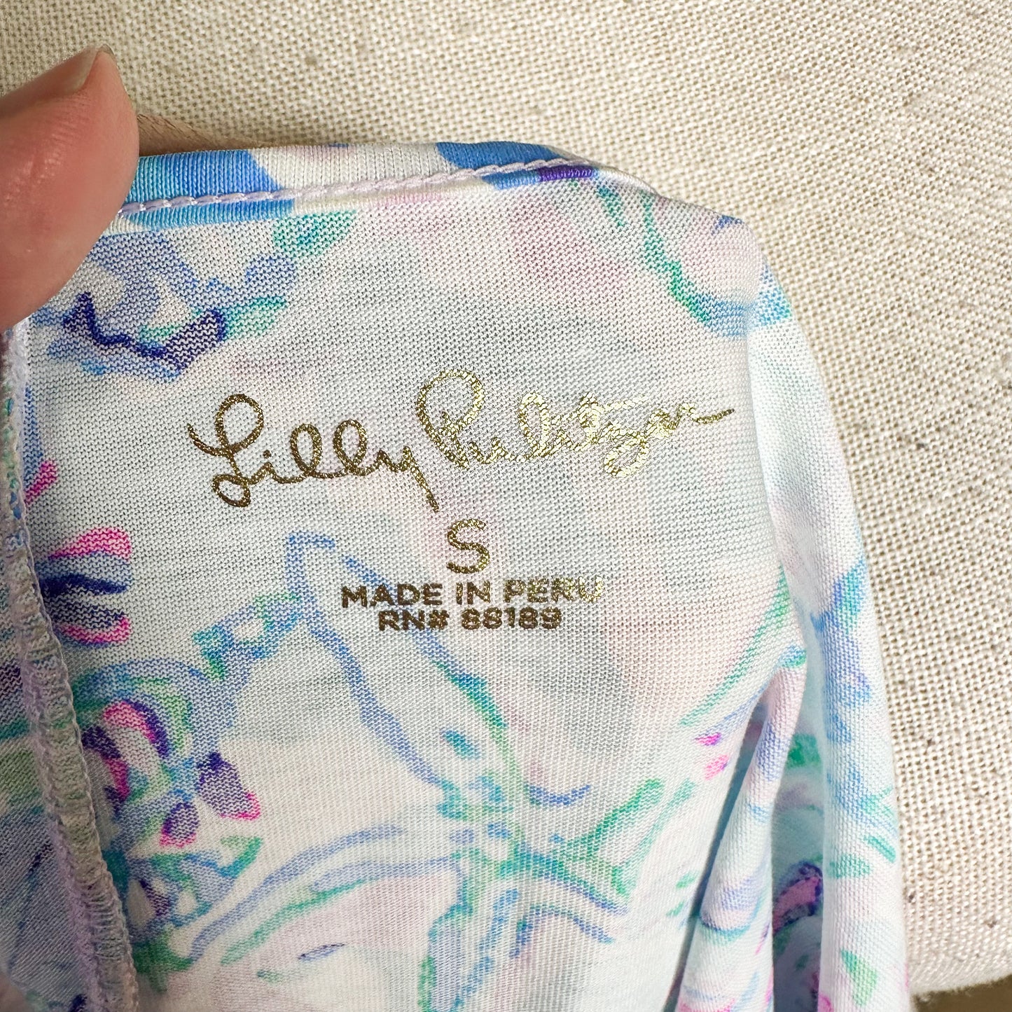 Lily Pulitzer Marlowe Amethyst Craysea Dress Size Small