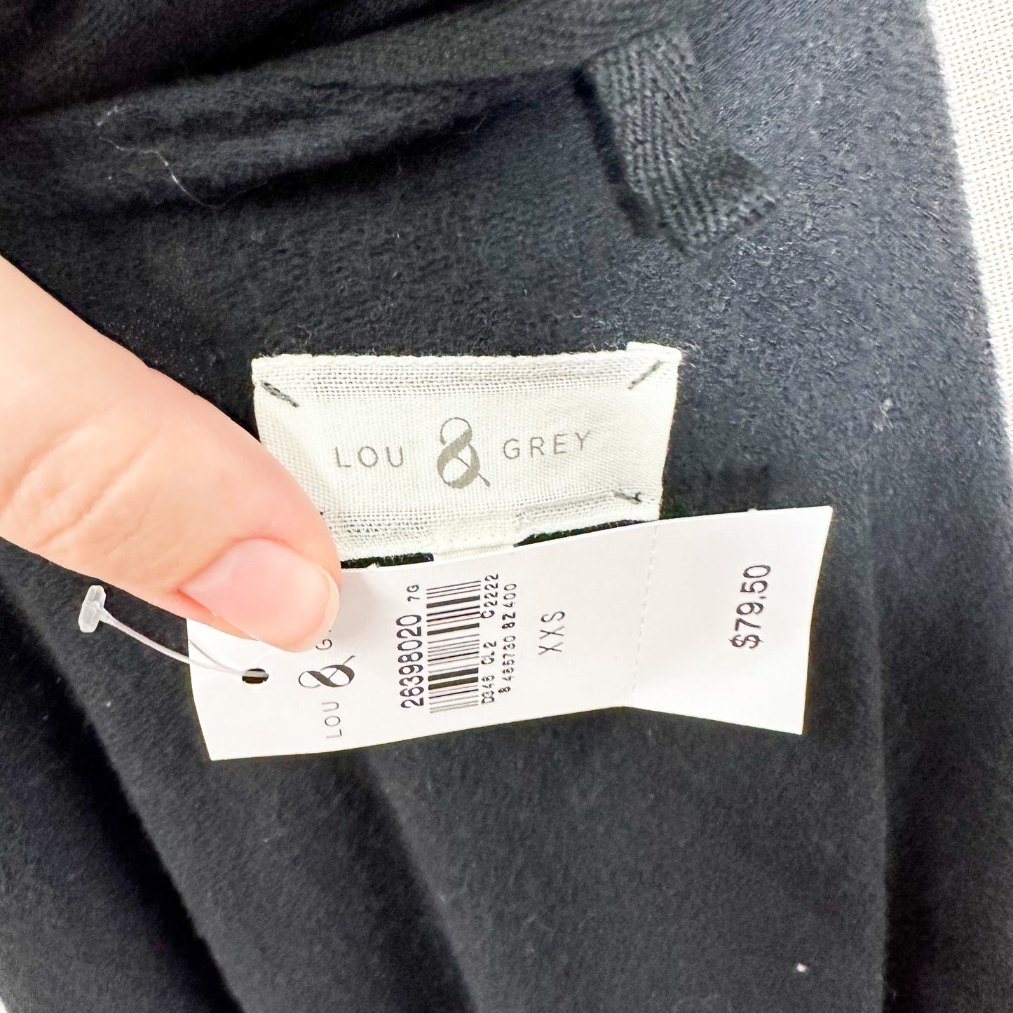 Lou & Grey New Black Duster Cardigan Size XXS