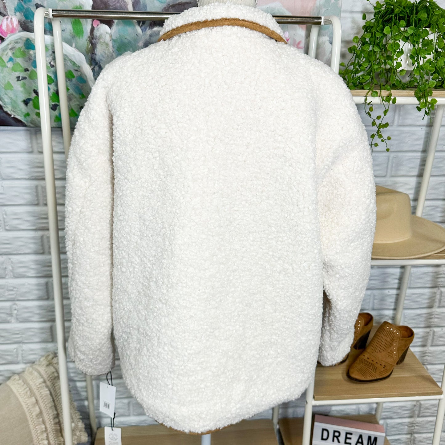 Treasure & Bond New Faux Fur Sherpa Jacket Size Small