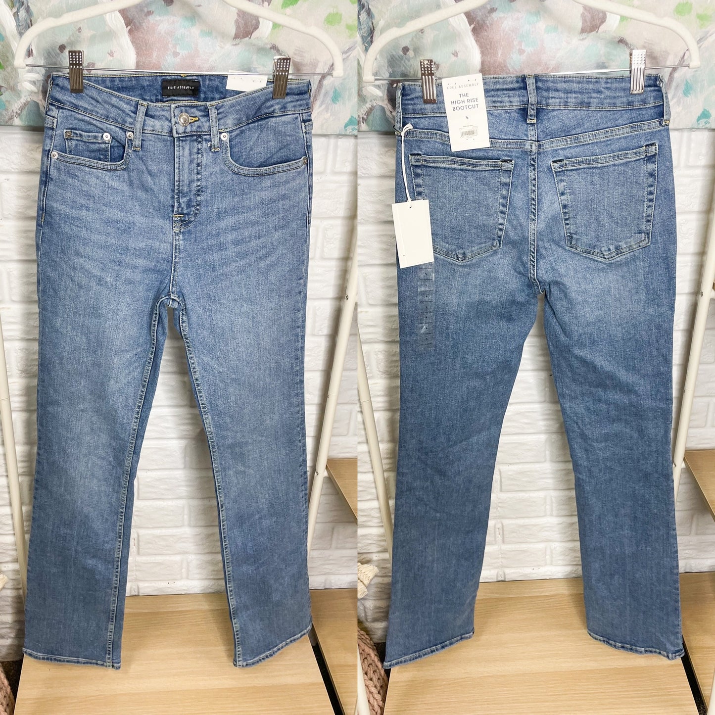 Free Assembly High Rise Bootcut Jeans Size 4