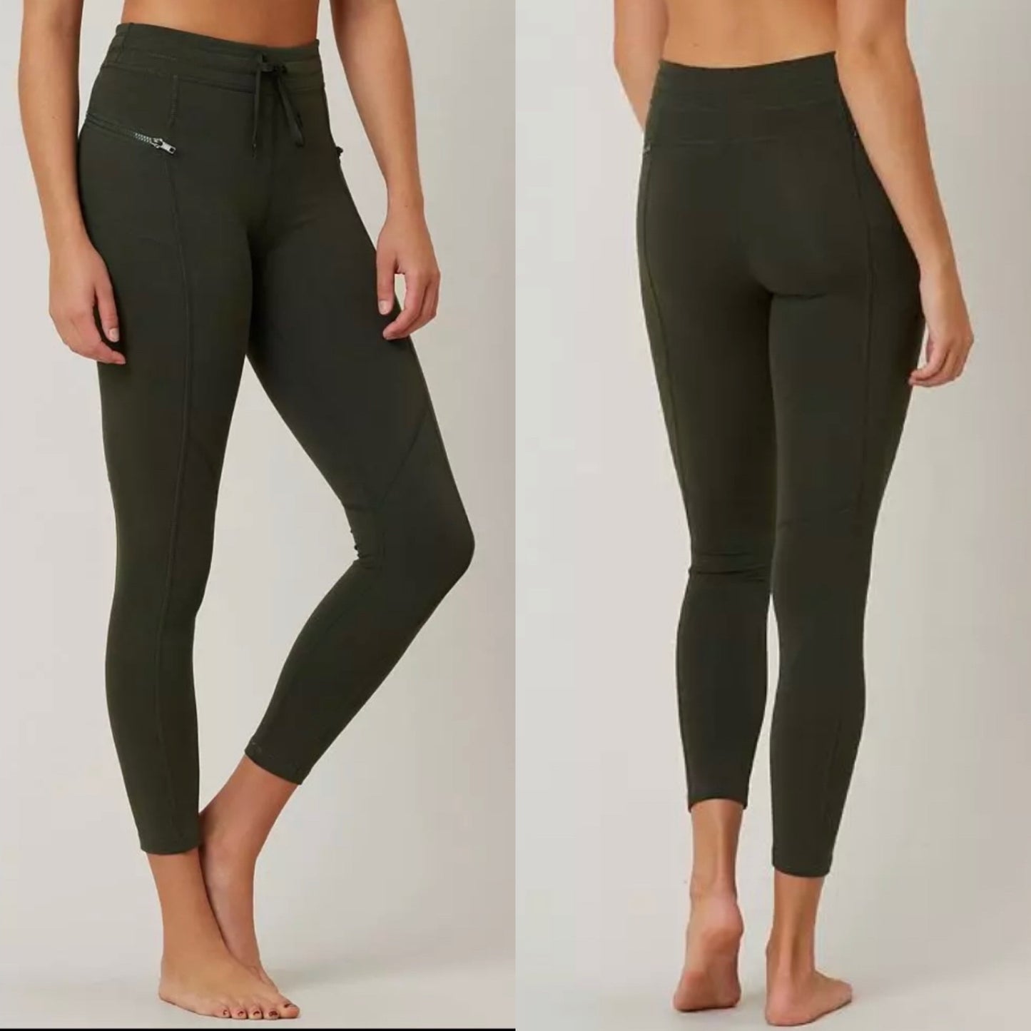 Free People New Khaki Futura Active Tight Size Large