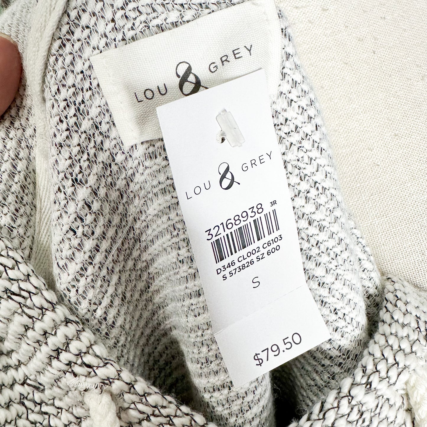 Lou & Grey New Tweedy Terry Sweatshirt Size Small