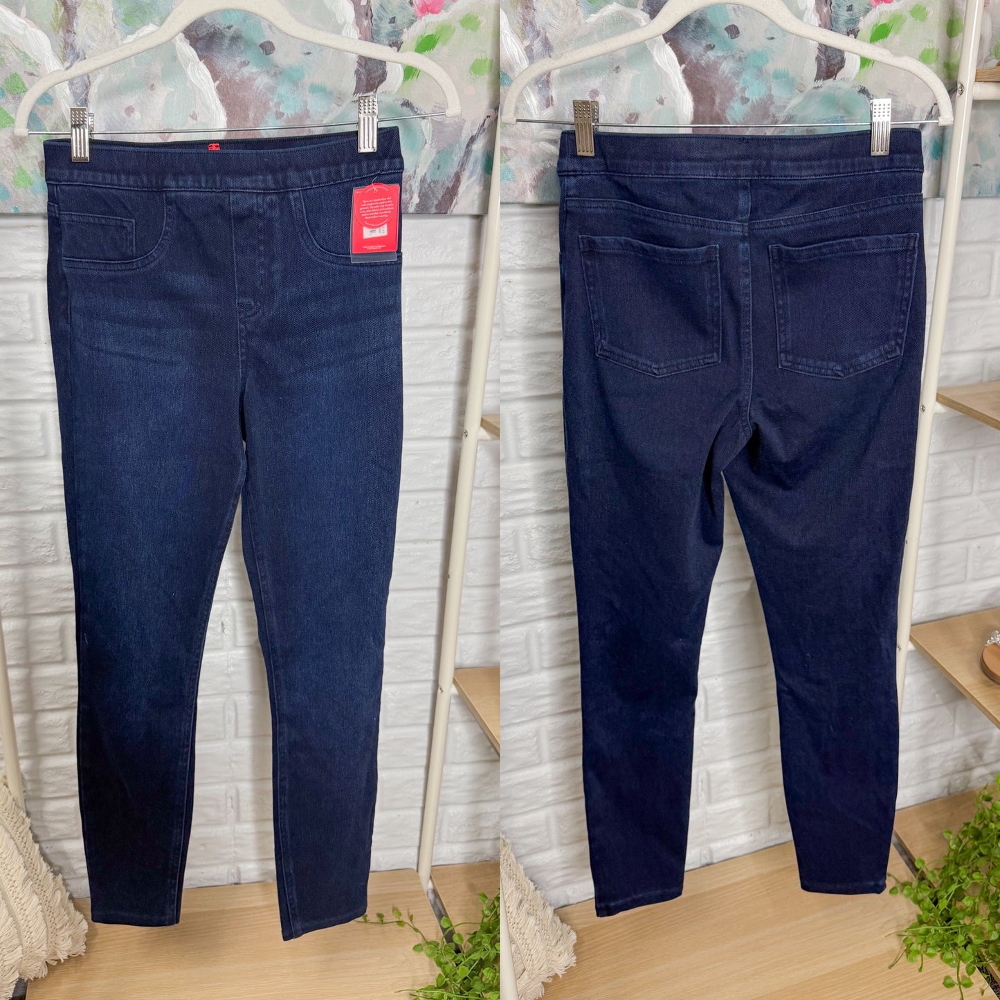 SPANX ANKLE JEANISH LEGGINGS TWILIGHT RINSE - S