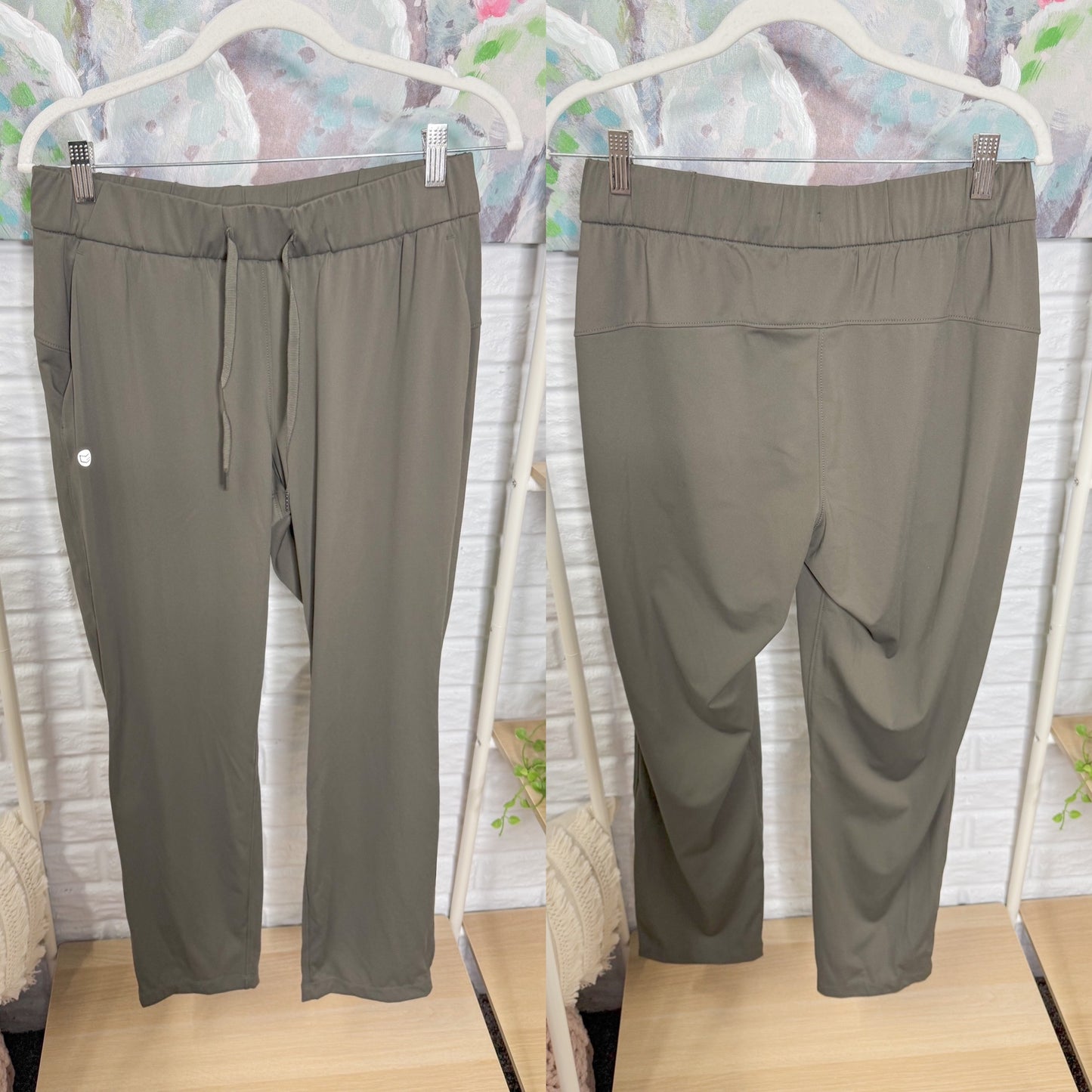 G Gradual High Waist Joggers Bronze Green (M)