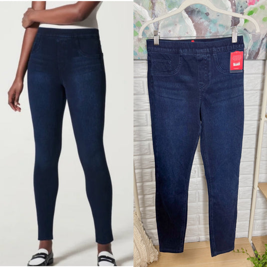 SPANX ANKLE JEANISH LEGGINGS TWILIGHT RINSE - S
