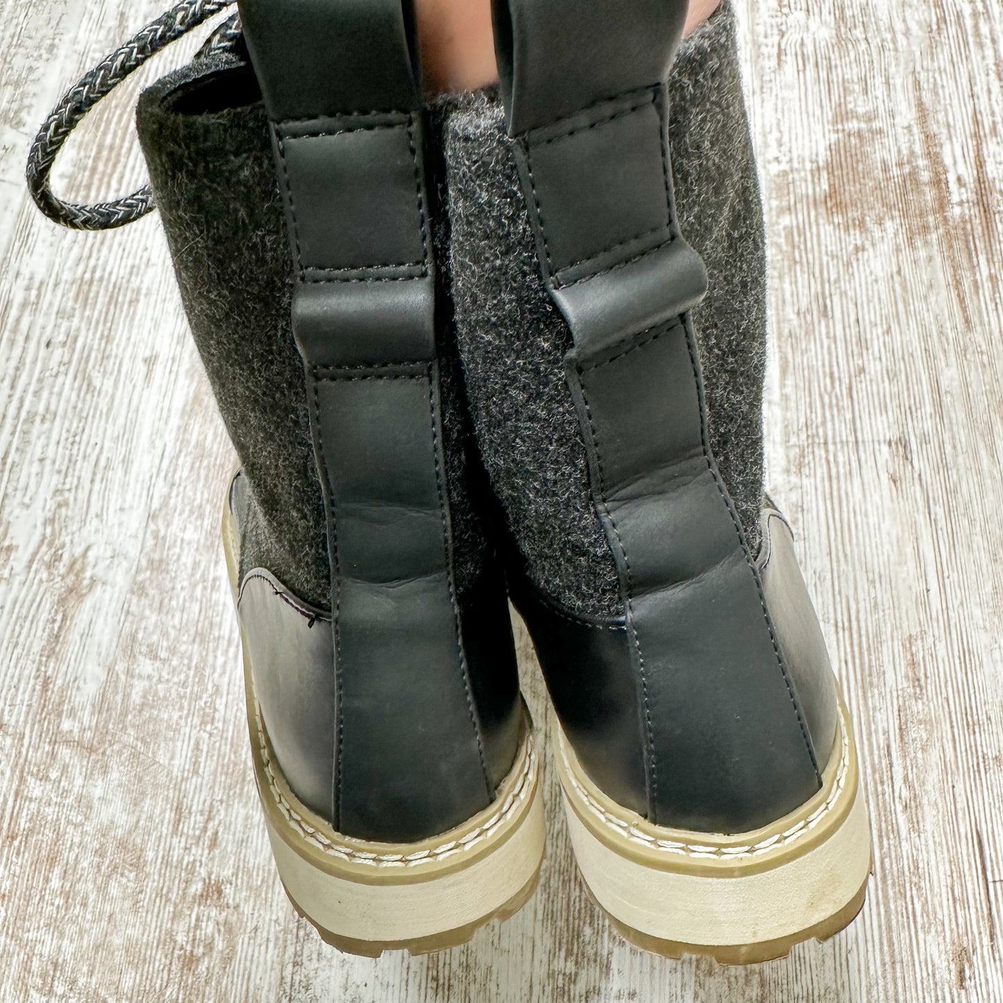 Universal Threads Courtney Hiking Boot Black Size 9.5