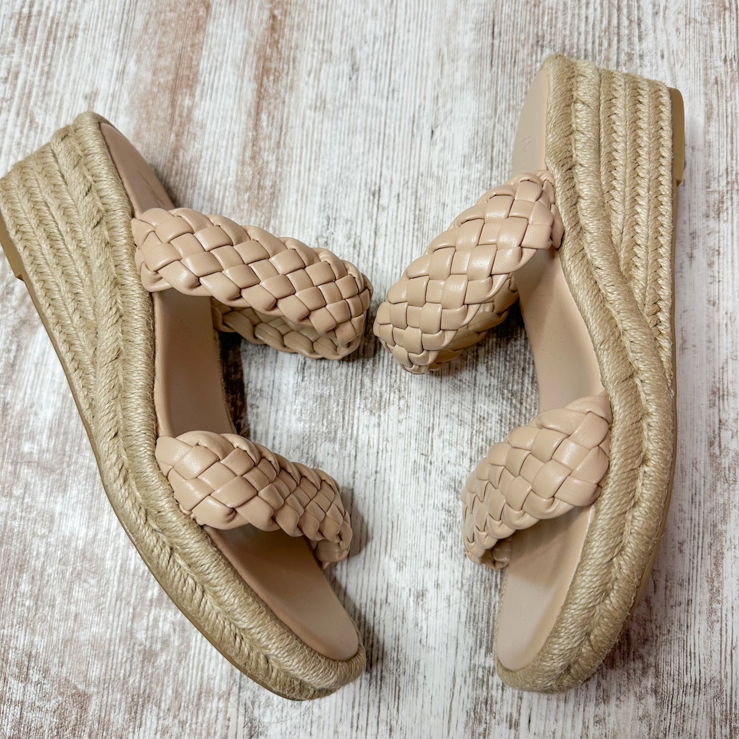 Arromic Platform Braided Wedge Sandal (8.5)