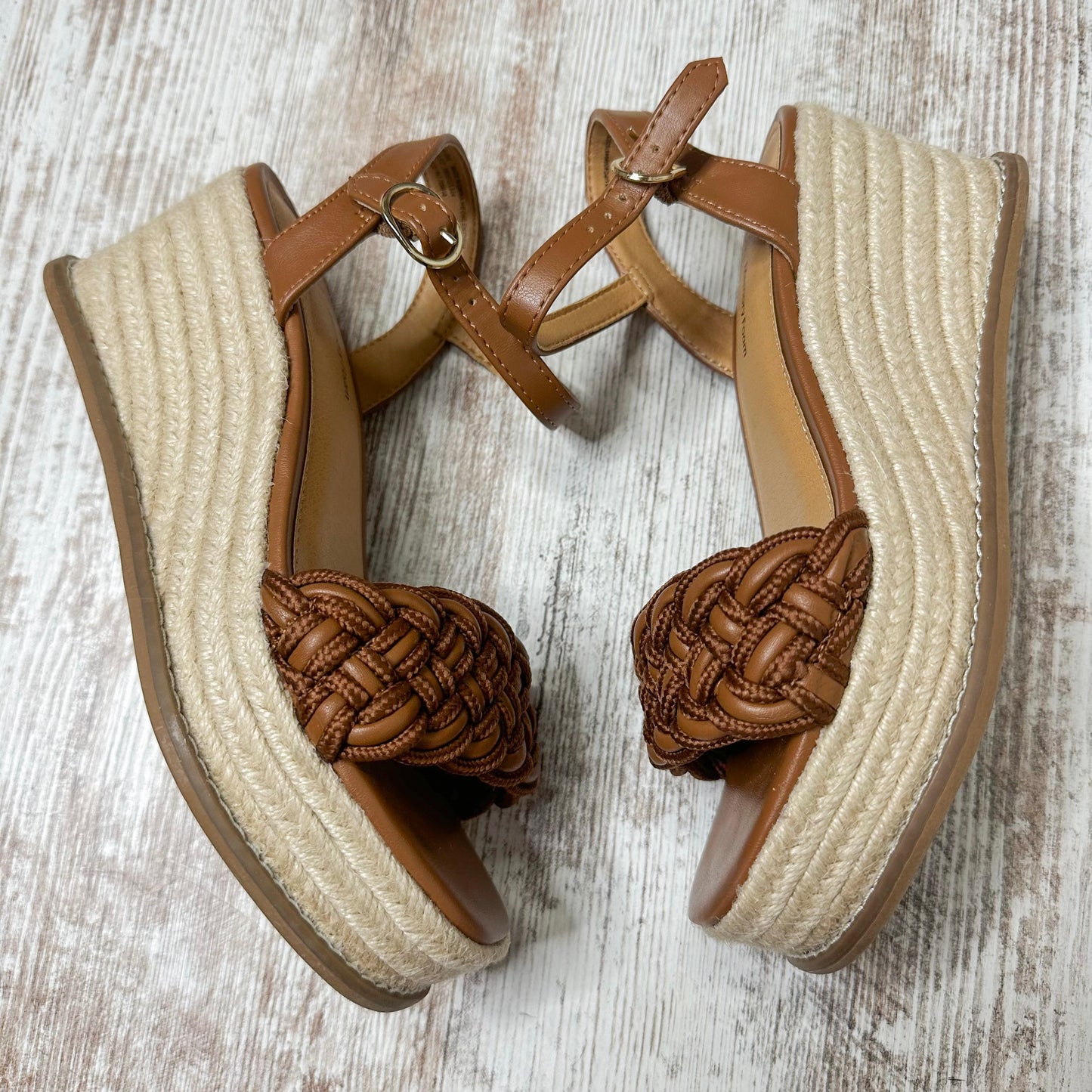 Time & Tru Braided Wedge Sandal (6)