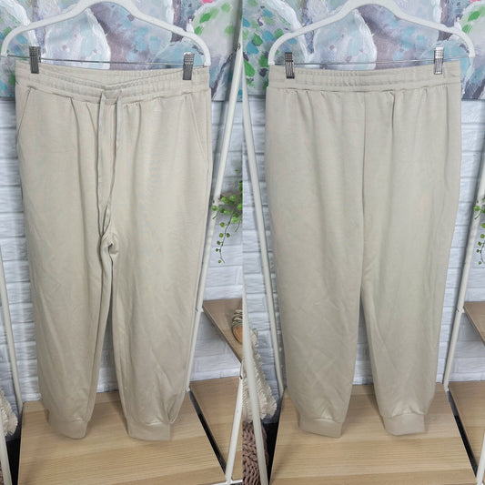 Anrabess Cream Sweatpants (L)