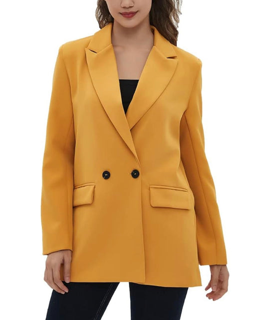 New Yellow Blazer Jacket Size Medium