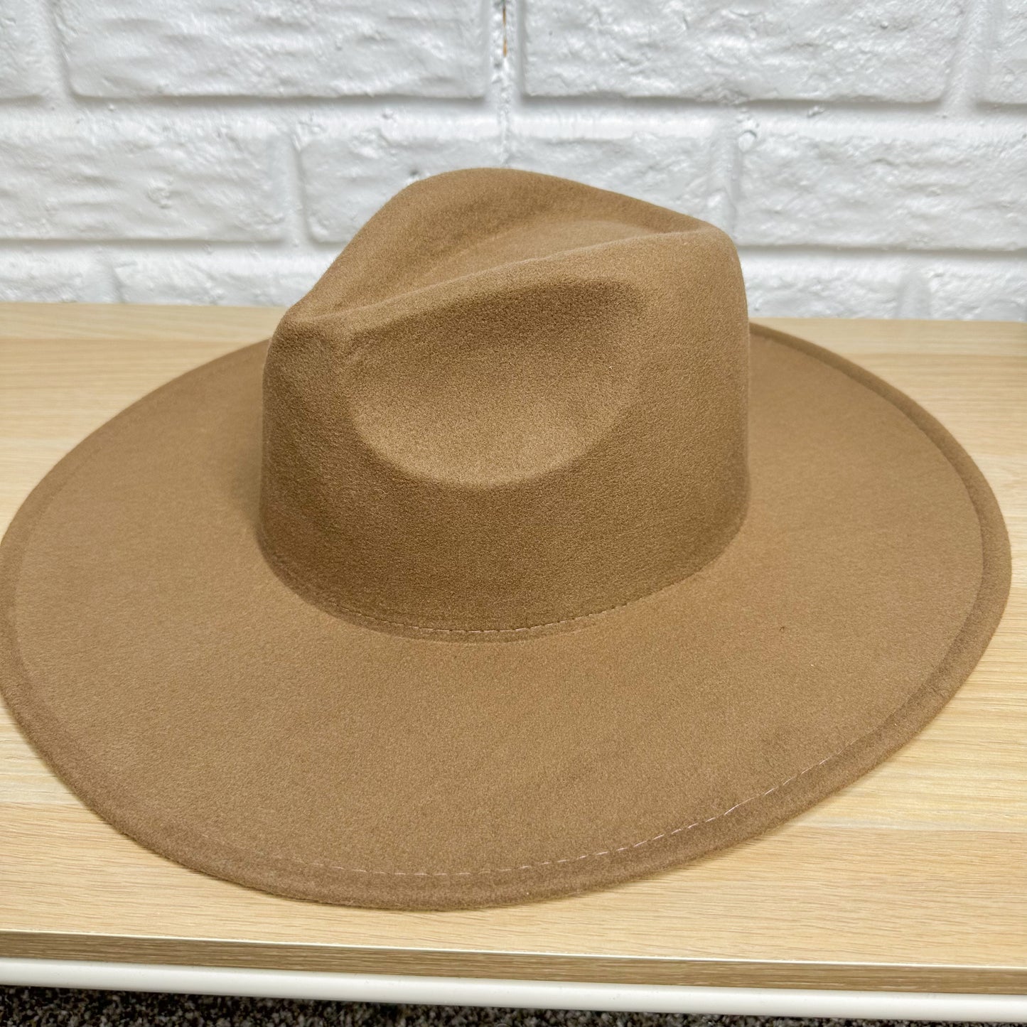 Sew In Style New Brown Fedora Hat