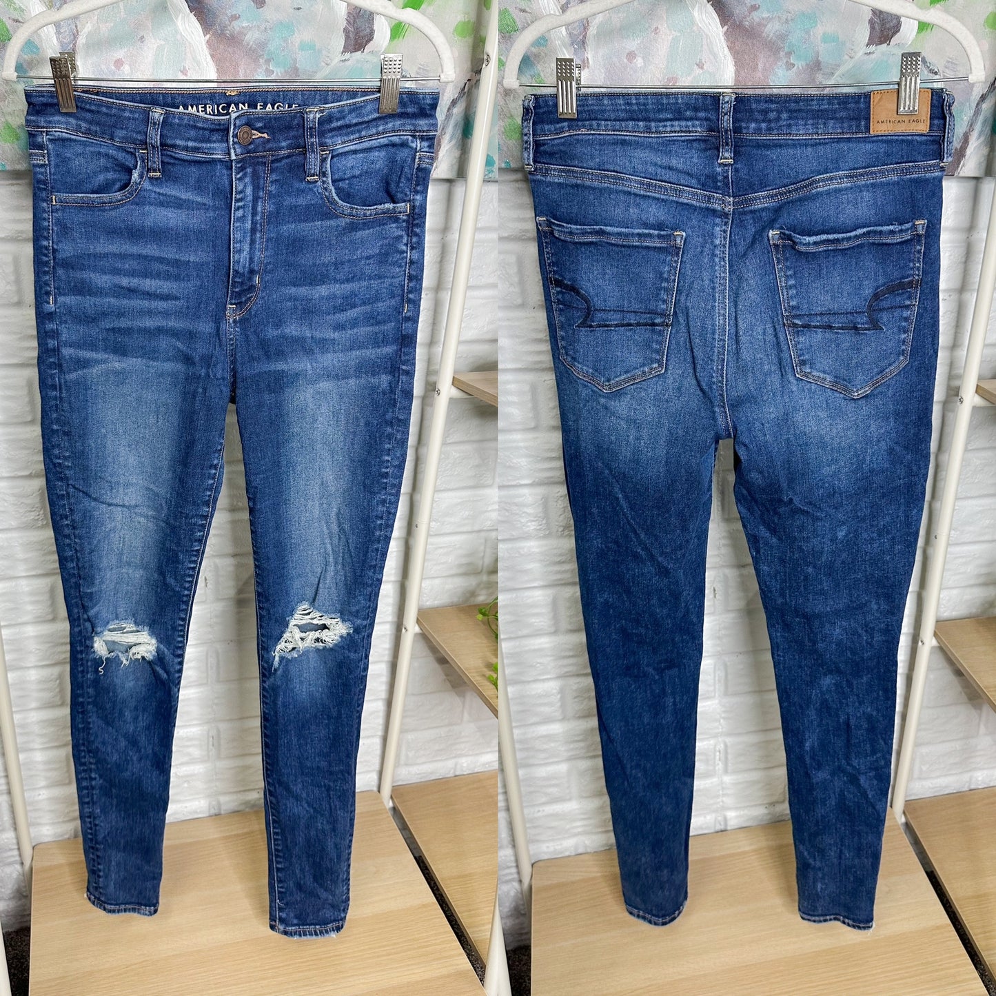 American Eagle Super High Rise Jegging (10 Long)