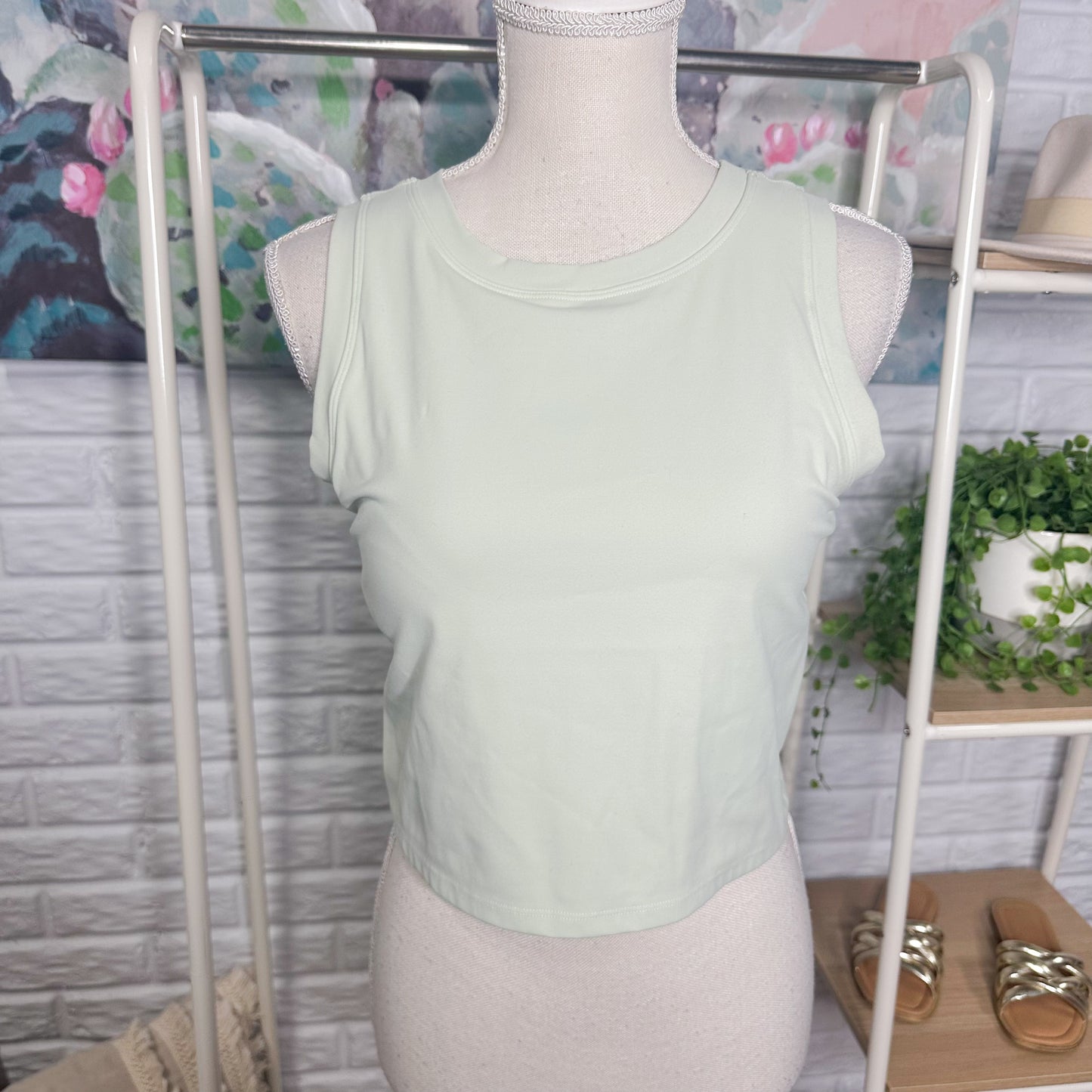 Heynuts Green Crop Tank (L)