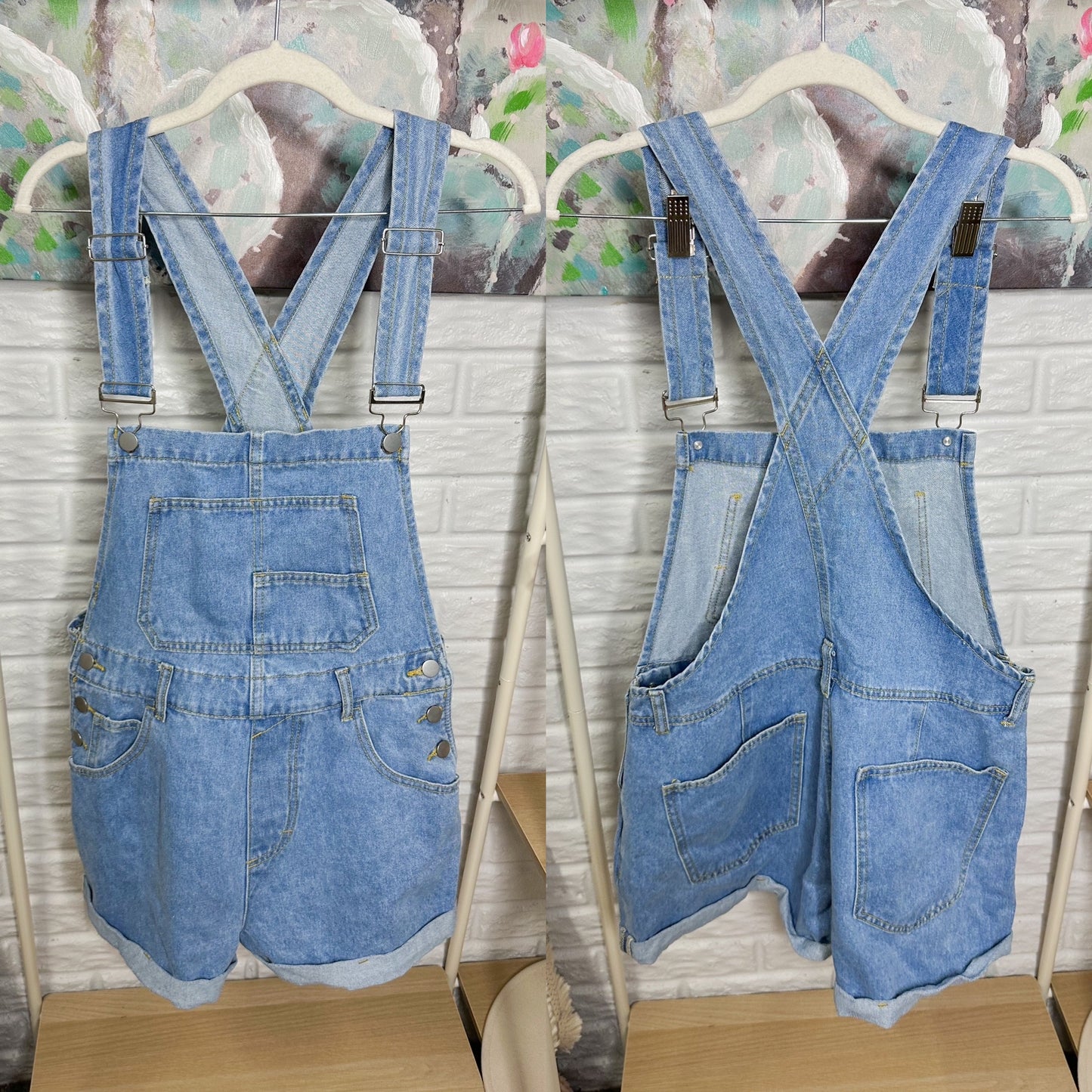 Anrabess New Denim Overalls (S)