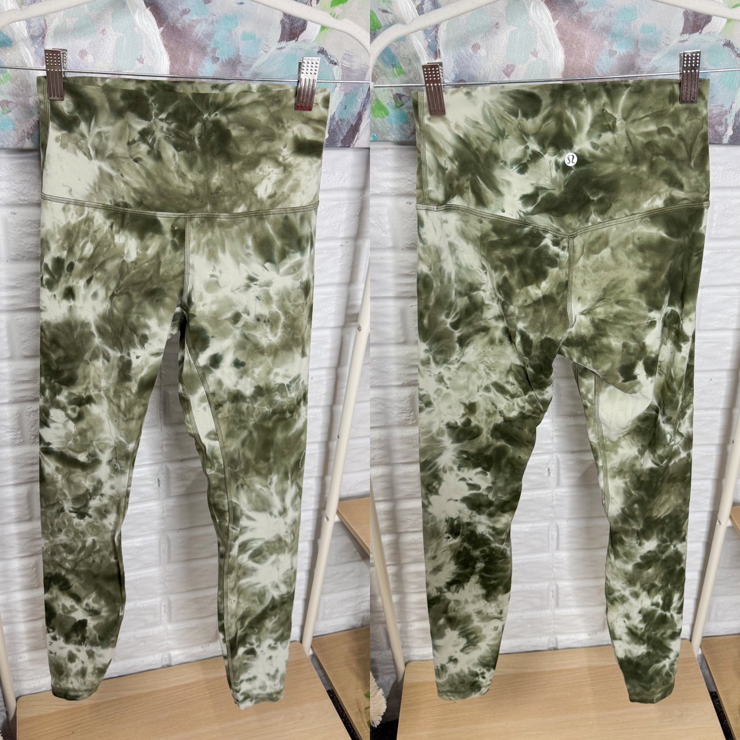 Lululemon Align HR Pants Diamond Dye Tie Dye Green (6)