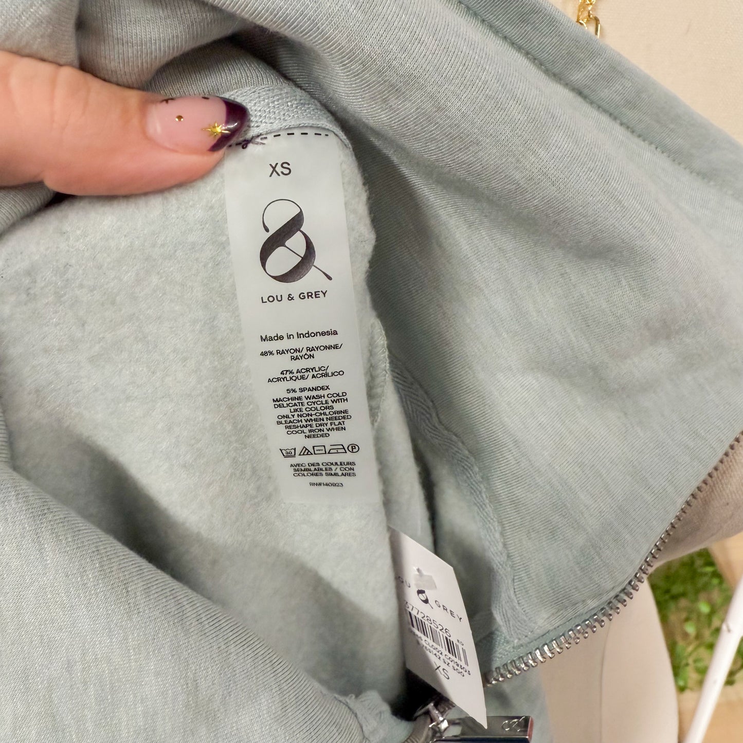 Lou & Grey New Pale Green Pullover (XS)