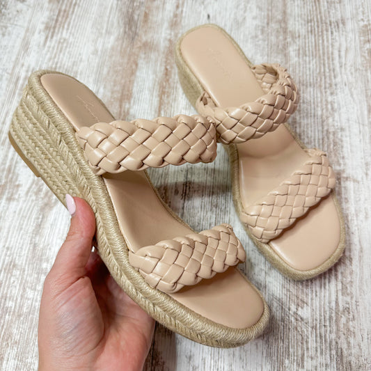 Arromic Platform Braided Wedge Sandal (8.5)