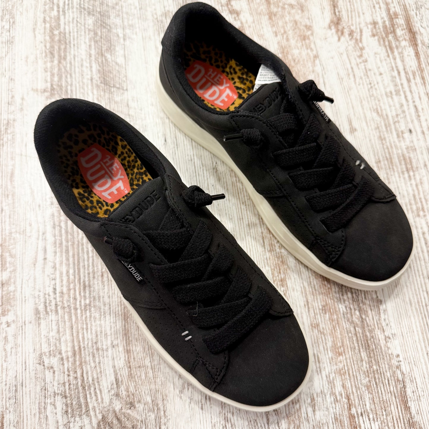 HEYDUDE Black Sneakers (9)