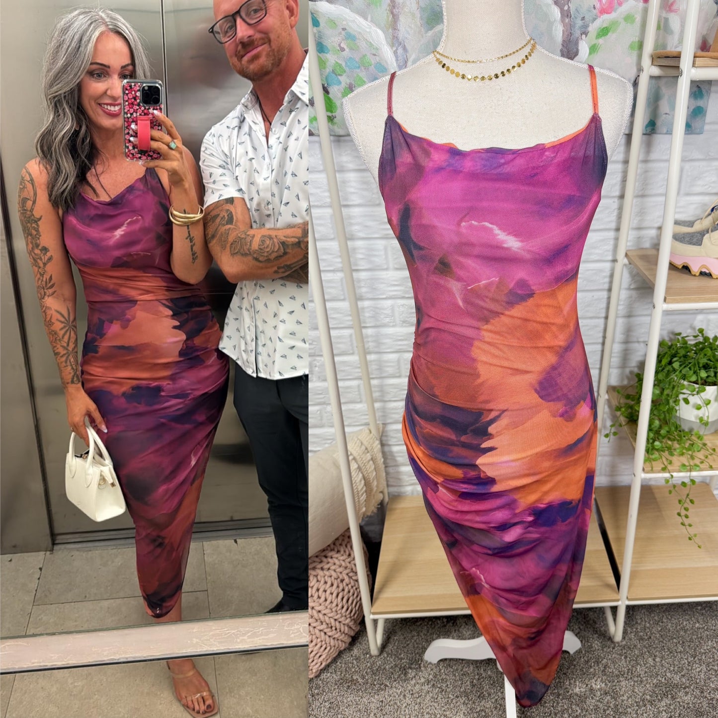 Soly Hux Tie Dye Dress (M)