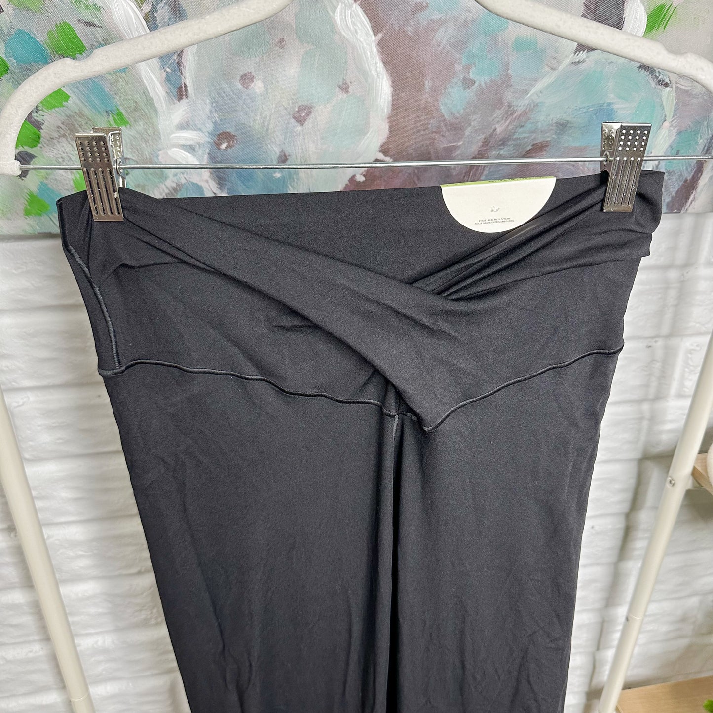 OFFLINE By Aerie New Real Me High Waisted Crossover Flare Legging size Large Long